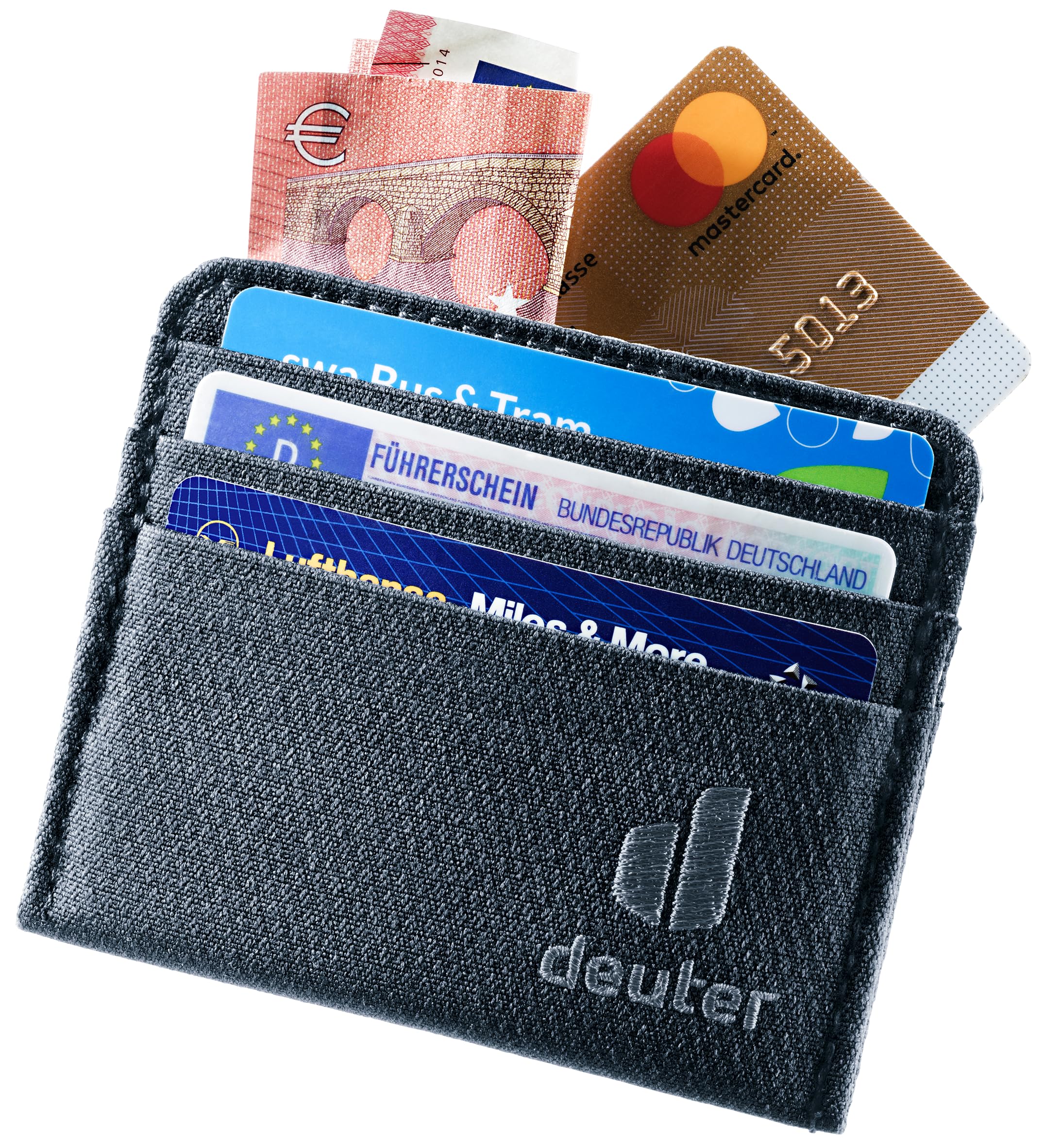 deuter-card-wallet-kartenhalter-schwarz-6-karten-recycelt image 2
