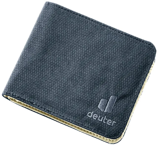 deuter-wallet-geldbeutel-schwarz-minimalist-recycelt image 1
