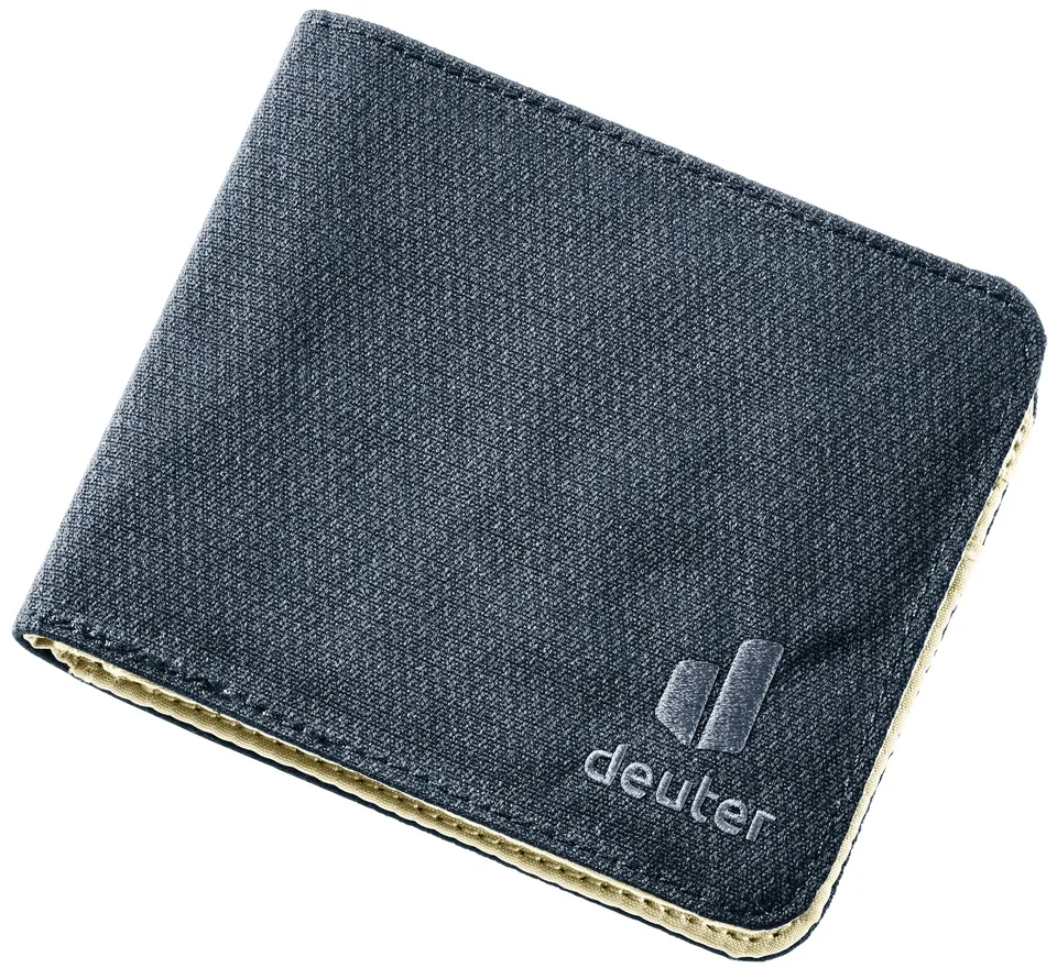 deuter-wallet-geldbeutel-schwarz-minimalist-recycelt image 1