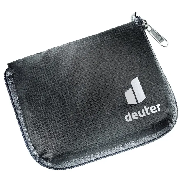 deuter-zip-wallet-geldbeutel-schwarz-mit-rei-verschluss image 1