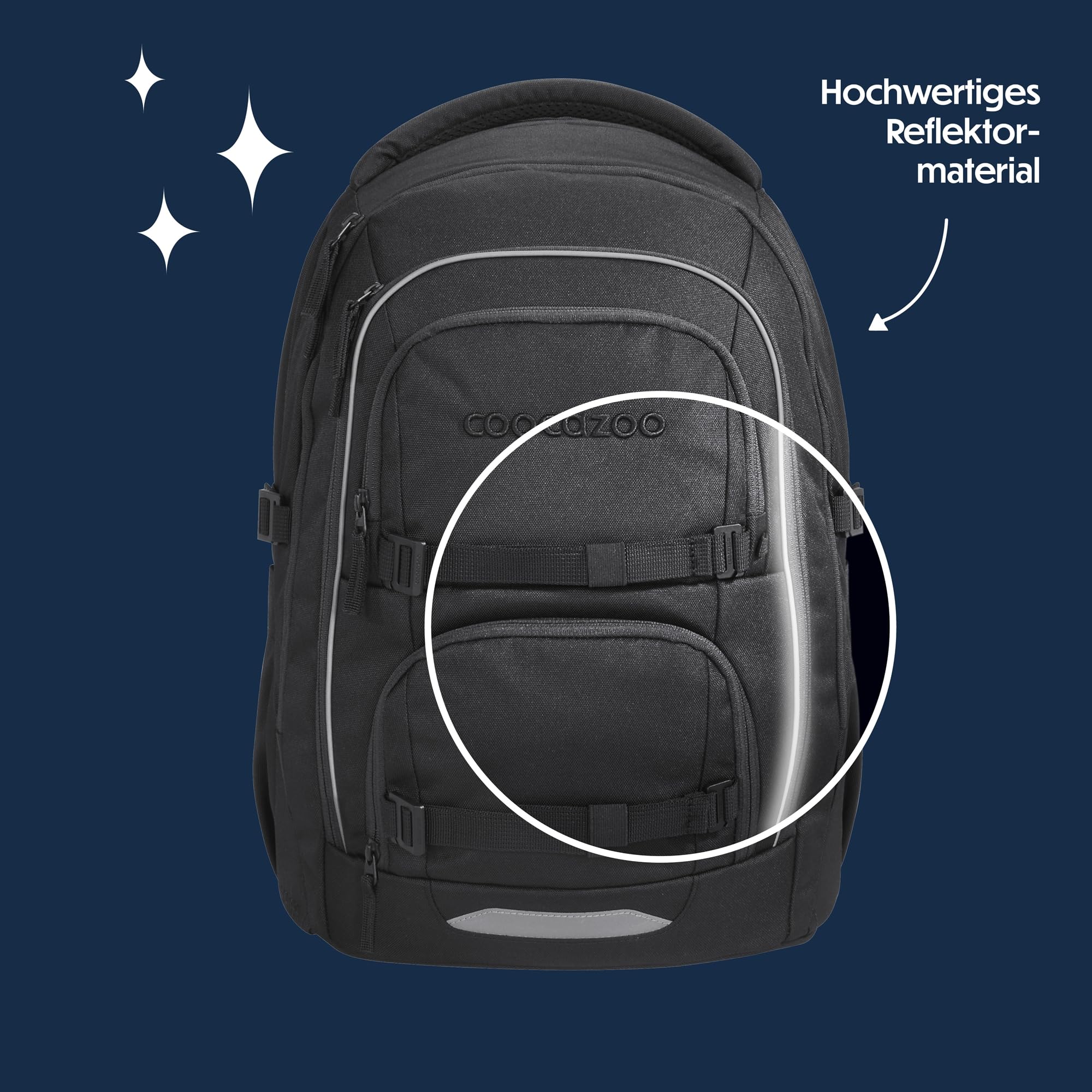 coocazoo-porter-black-coal-schulrucksack-schwarz-35l image 6