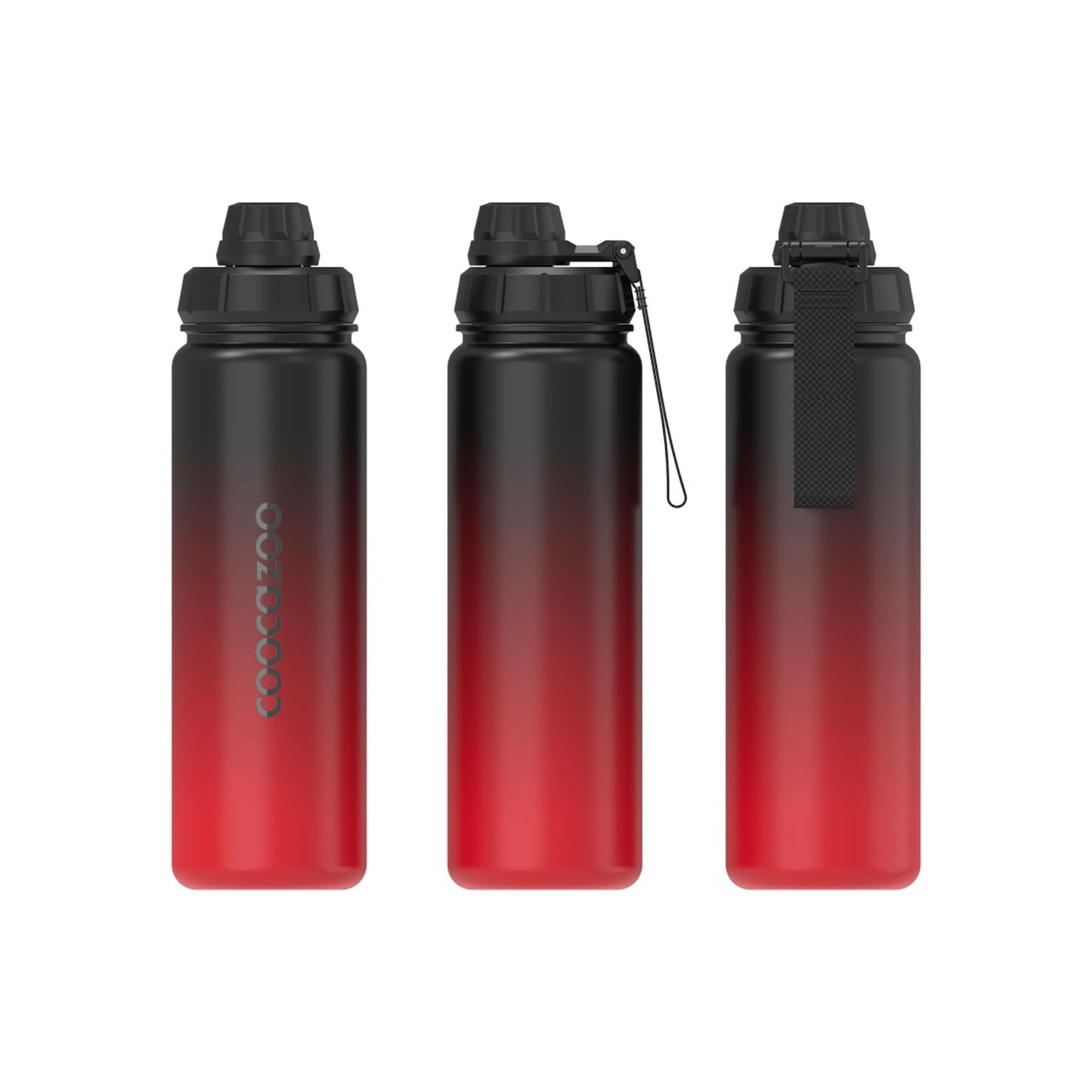 coocazoo-mate-edelstahl-trinkflasche-gradient-red-700-ml-isoliert image 2