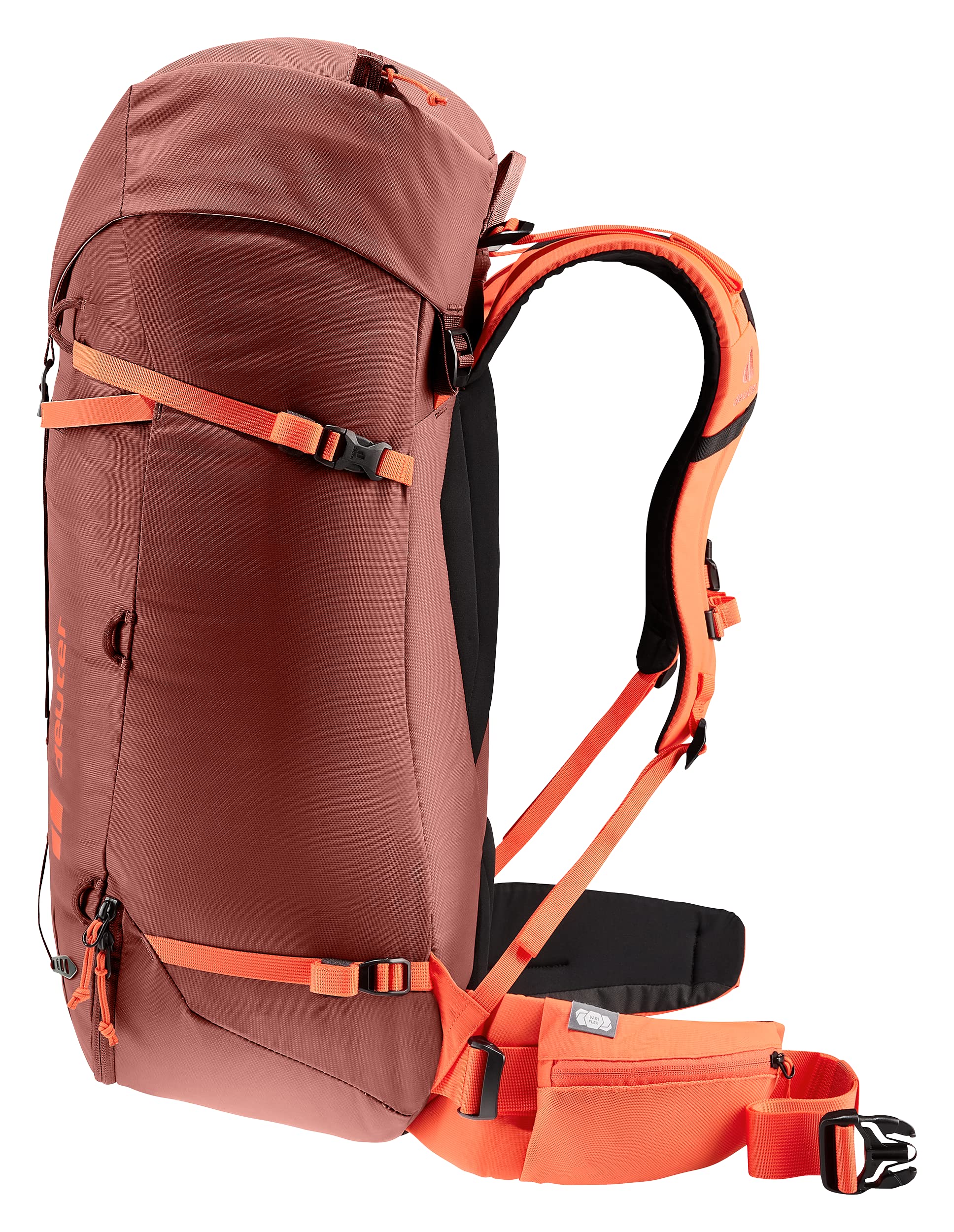 deuter-guide-34-8-kletterrucksack-redwood-papaya-mit-seilfixierung image 5