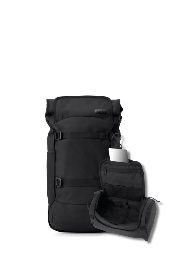 aevor-trip-pack-black-eclipse-set-rucksack-schwarz-mit-wash-pack image 1