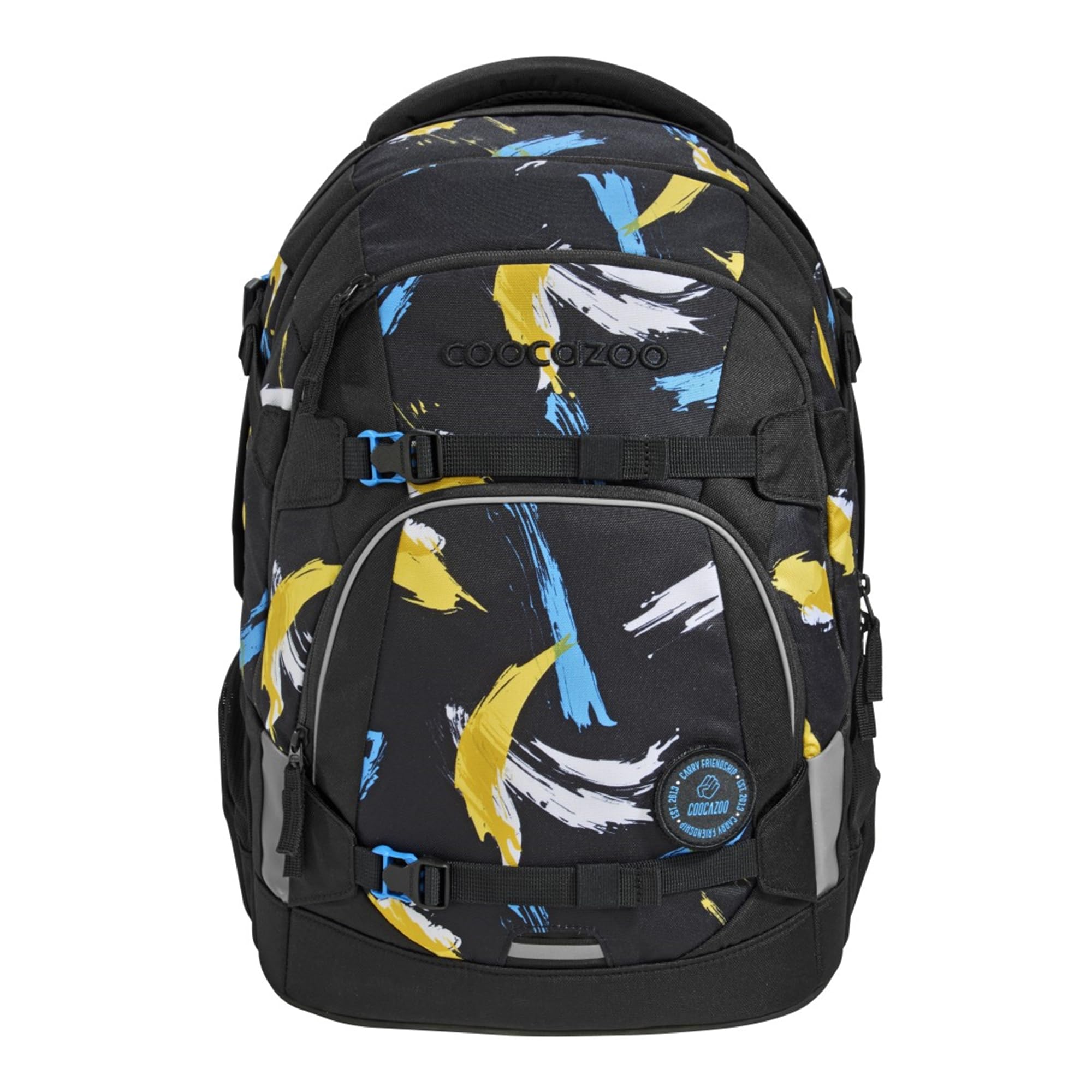 coocazoo-mate-crazy-artnight-schulrucksack-3-teilig-schwarz-30l image 2