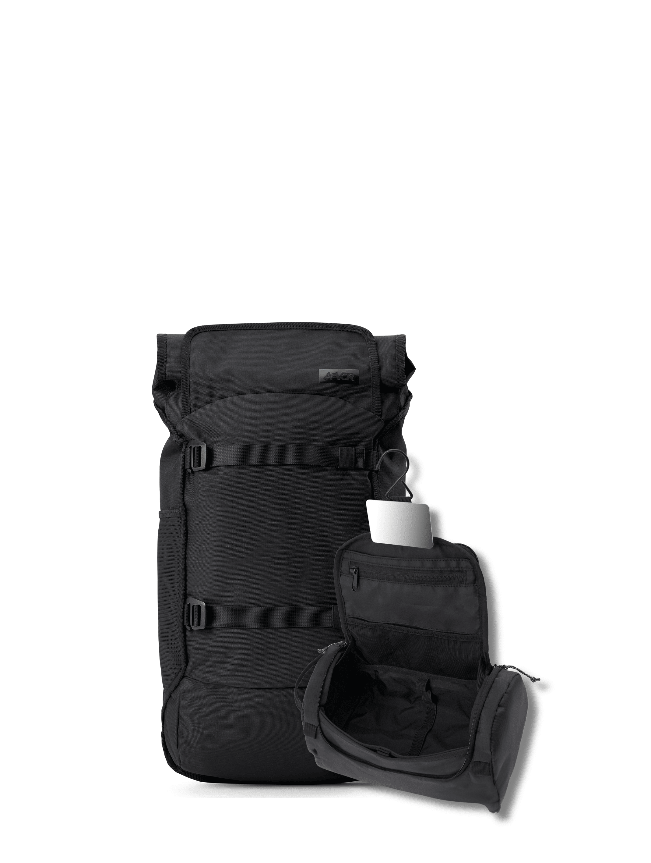 aevor-trip-pack-black-eclipse-set-rucksack-schwarz-mit-wash-pack image 1
