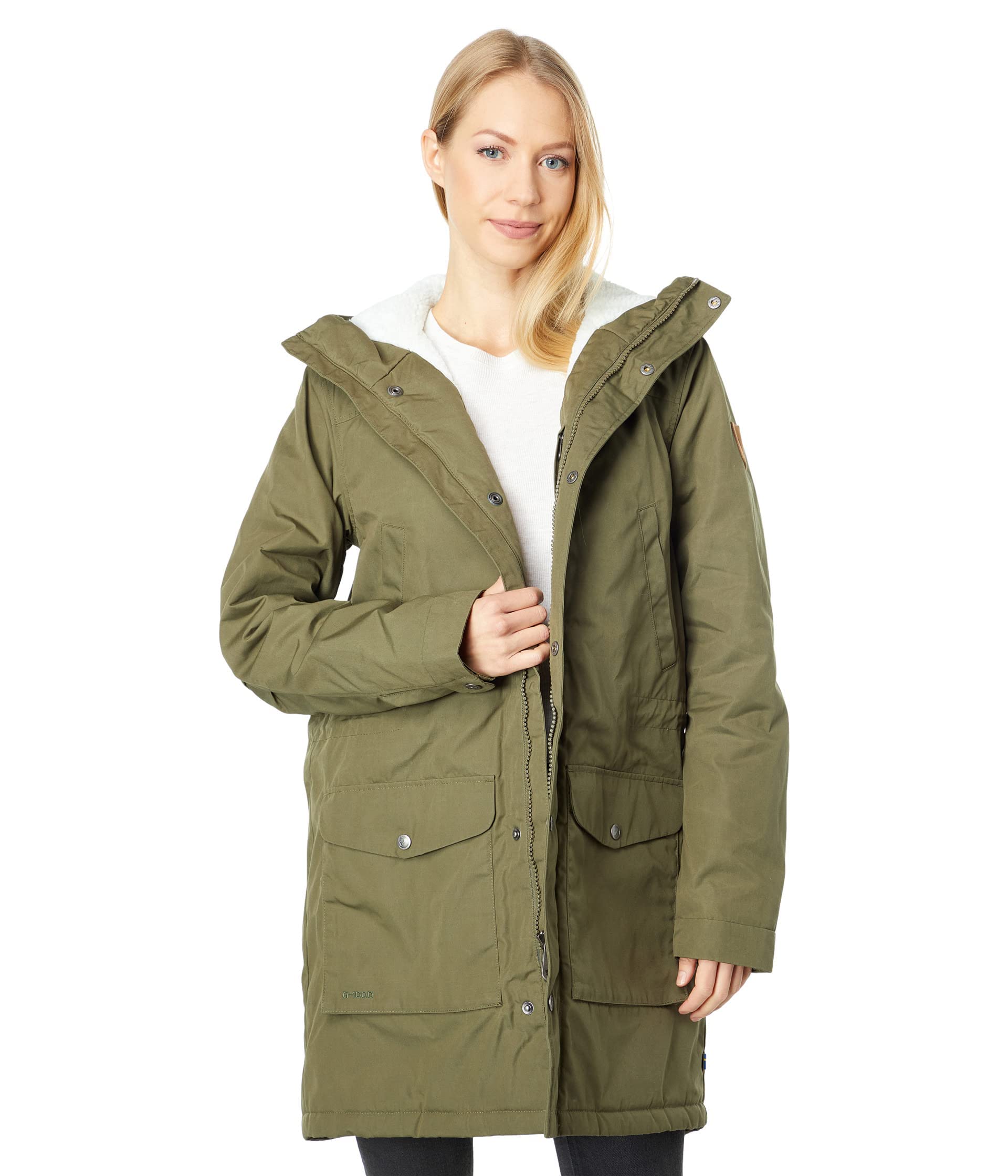 fj-llr-ven-greenland-winter-anorak-damen-xs-laurel-green image 1