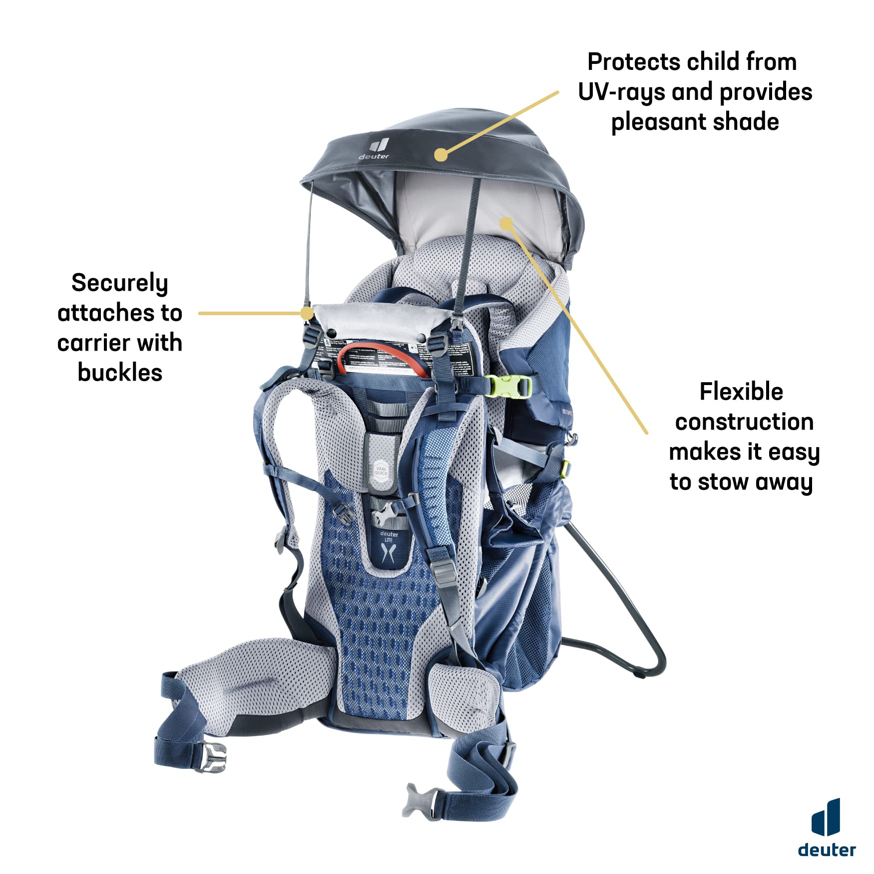 deuter-kc-sun-roof-sonnendach-f-r-kid-comfort-mit-uv-schutz image 3