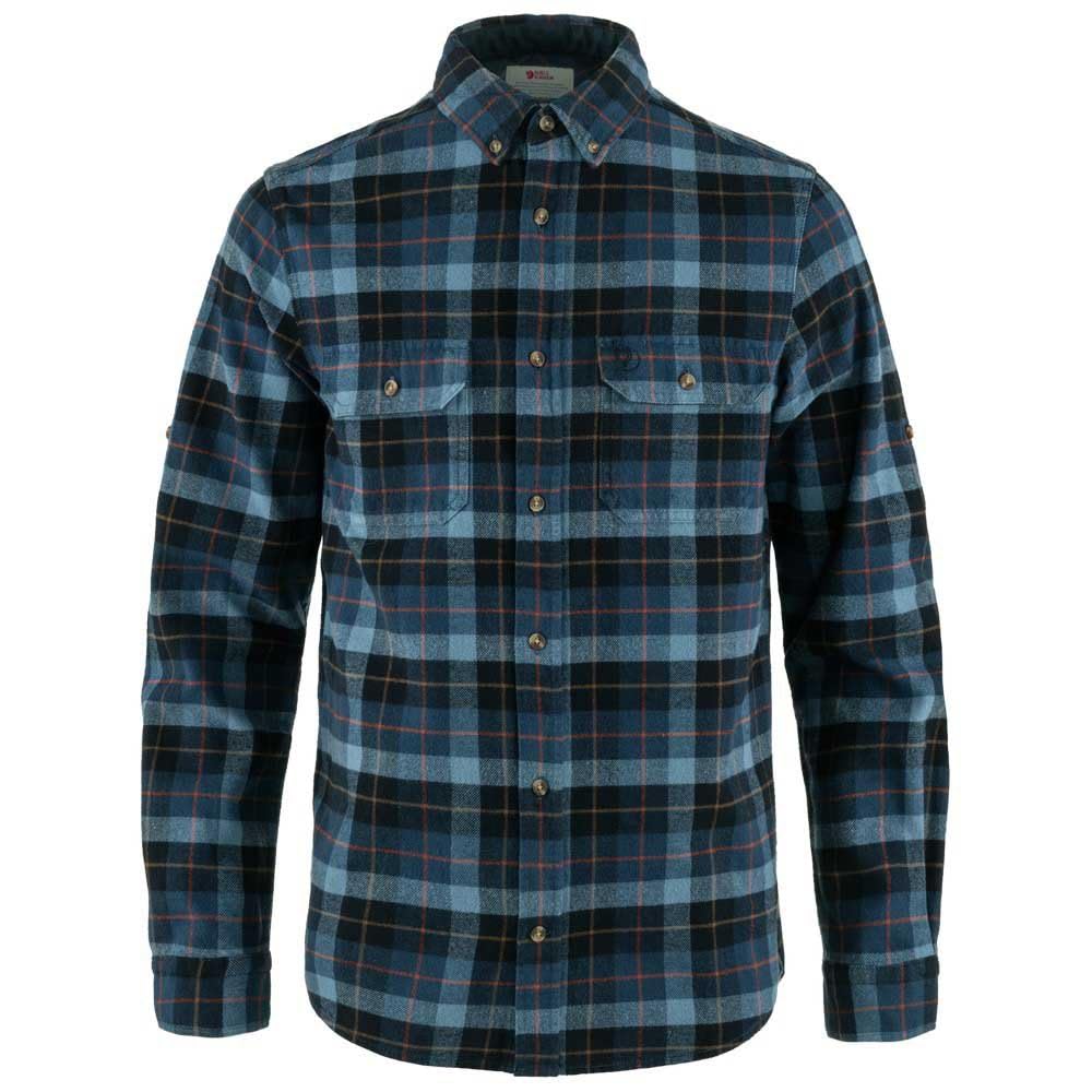 fj-llr-ven-singi-heavy-flannel-langarmhemd-xs-dunkelblau-flanell image 6