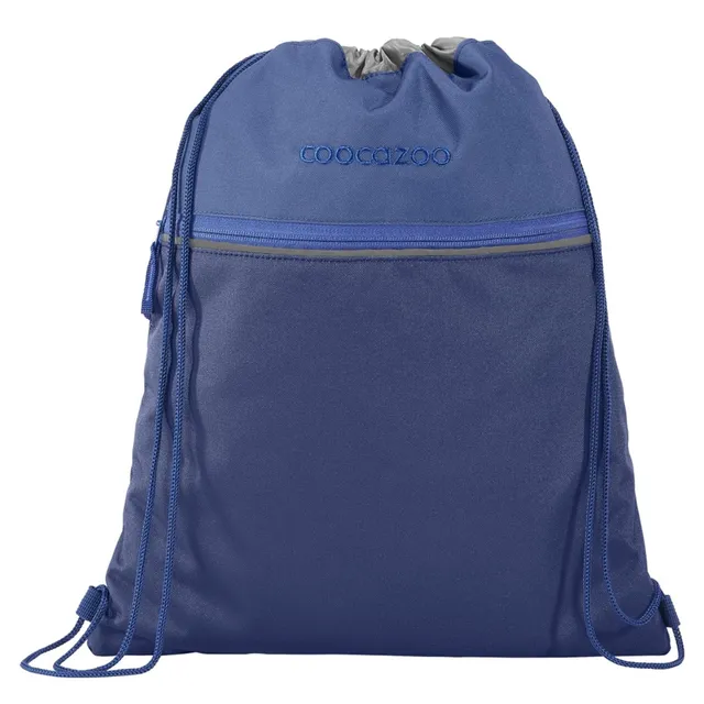 coocazoo-mate-turnbeutel-all-blue-blau-10-liter-mit-reissverschluss image 1