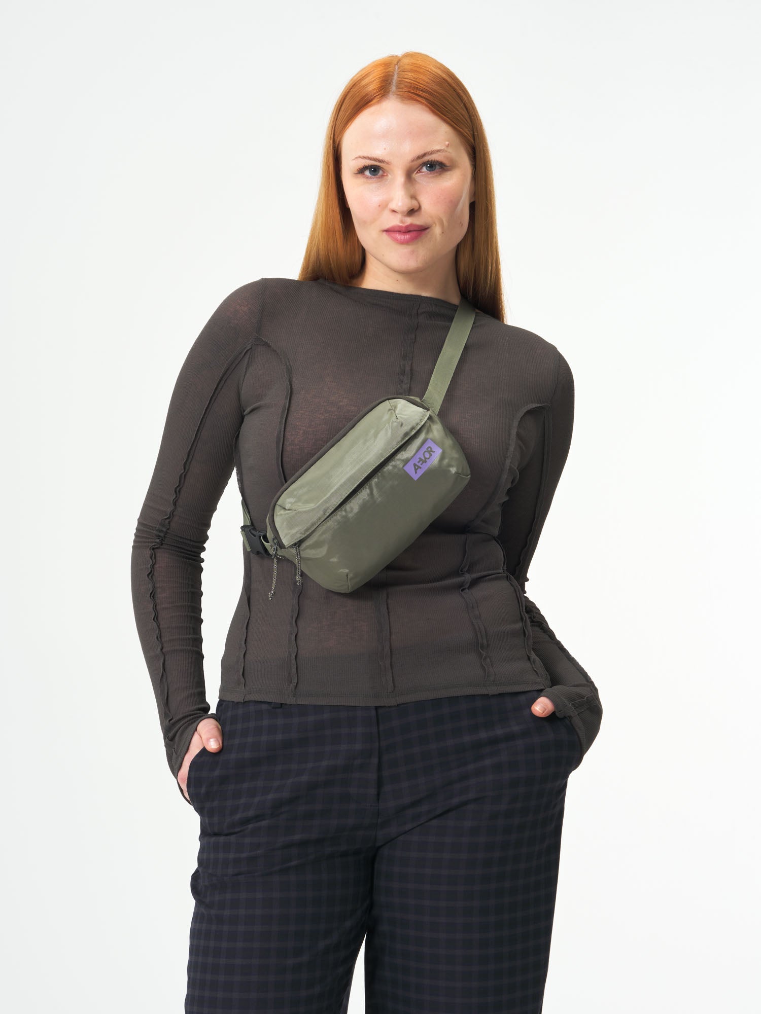 aevor-hip-bag-ease-bauchtasche-ripstop-violett-sage-osfa image 4