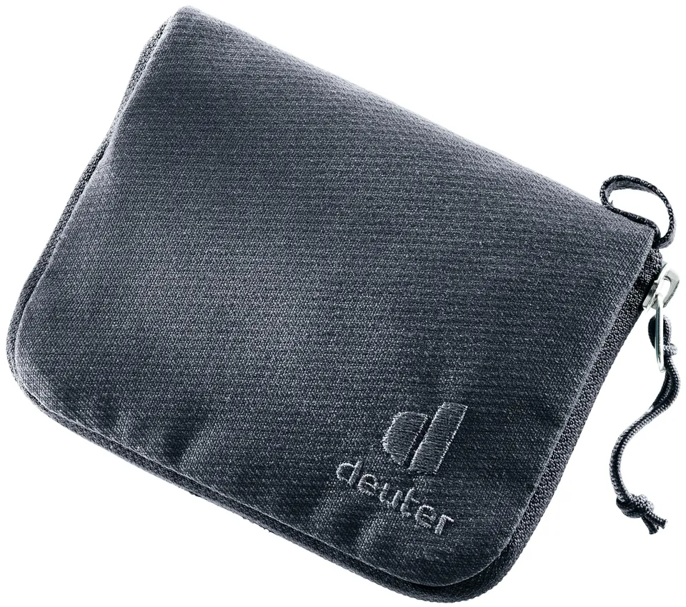 deuter-zip-wallet-geldbeutel-mit-reiverschluss-schwarz image 1