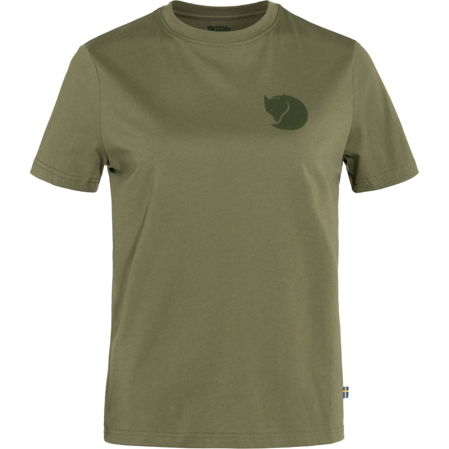 fj-llr-ven-fox-boxy-logo-t-shirt-damen-chalk-white-bio-baumwolle image 8