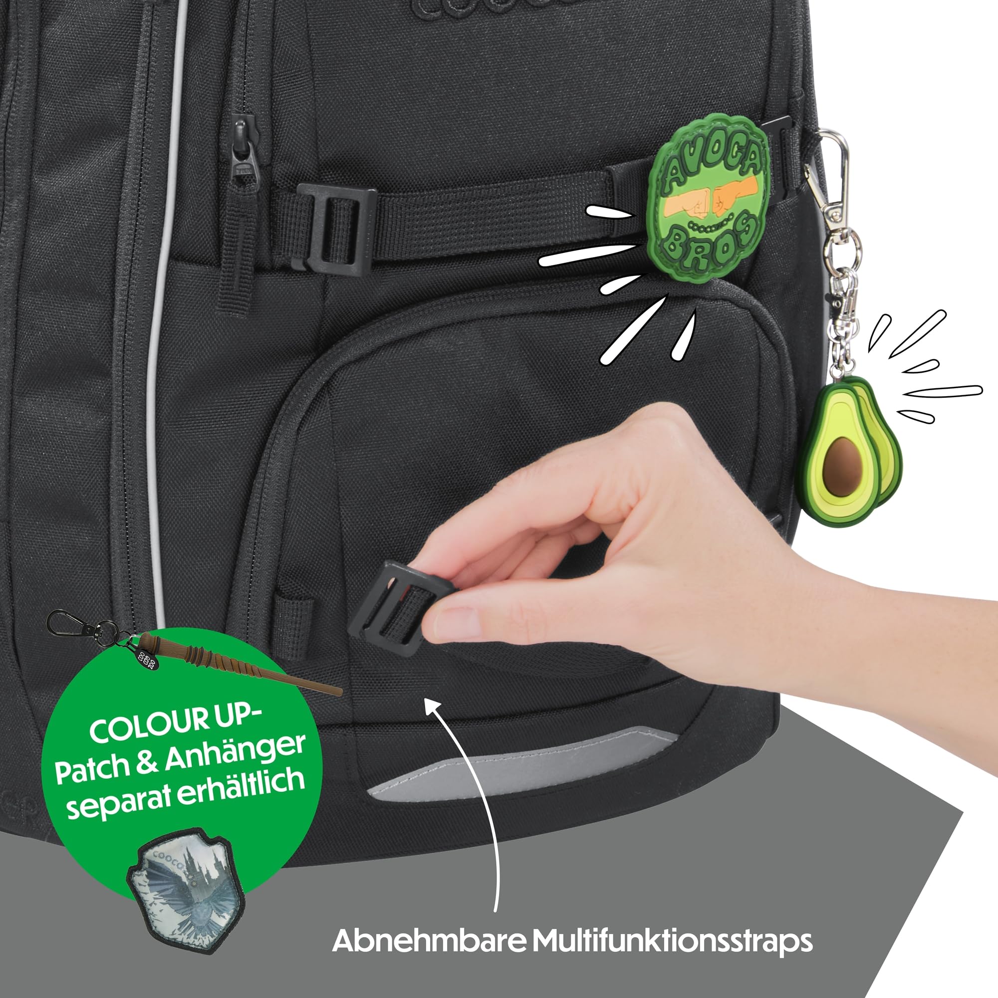 coocazoo-porter-black-coal-schulrucksack-schwarz-35l image 7