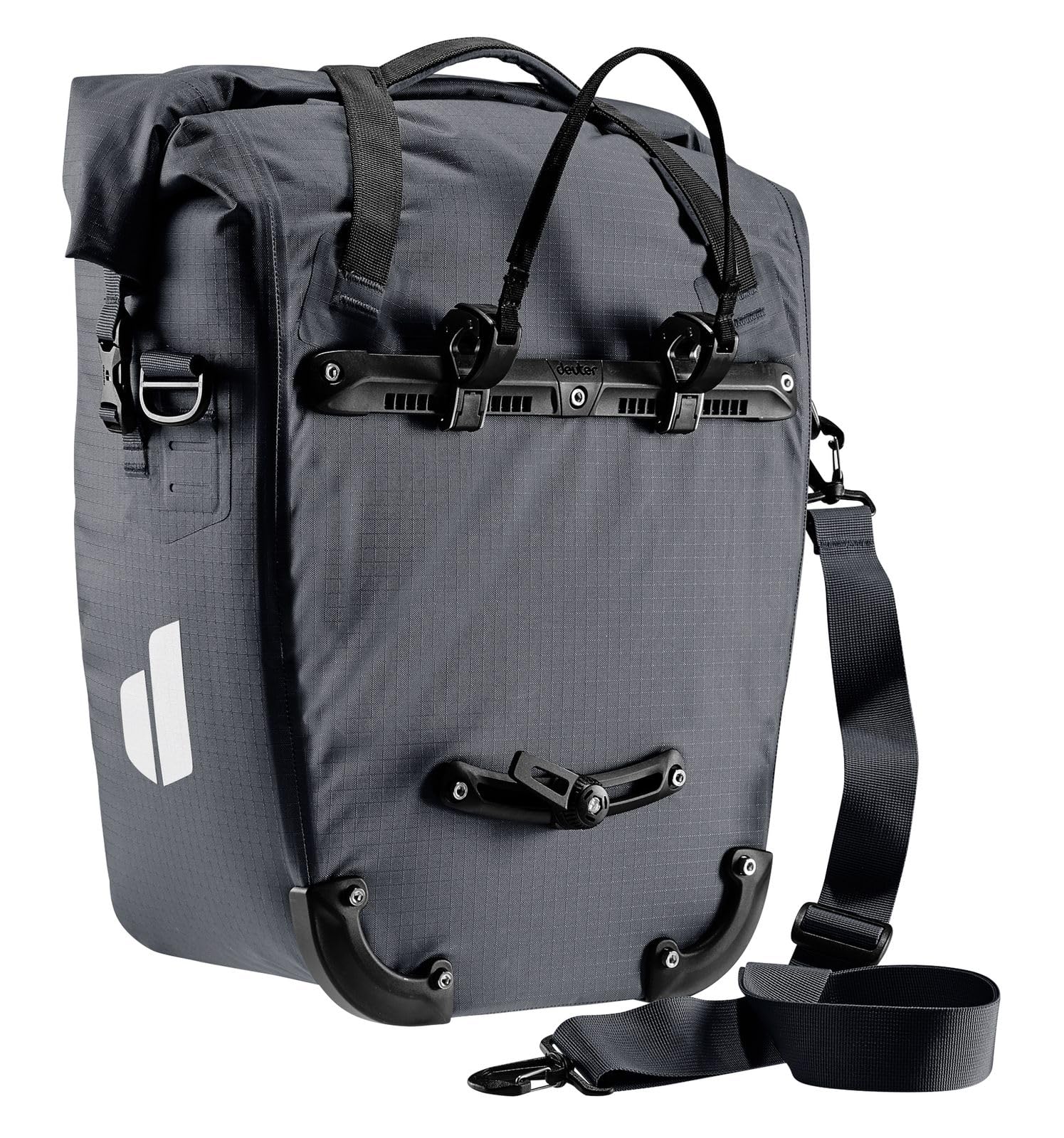 deuter-weybridge-25-5-fahrradtasche-graphite-wasserdicht-25-l image 3