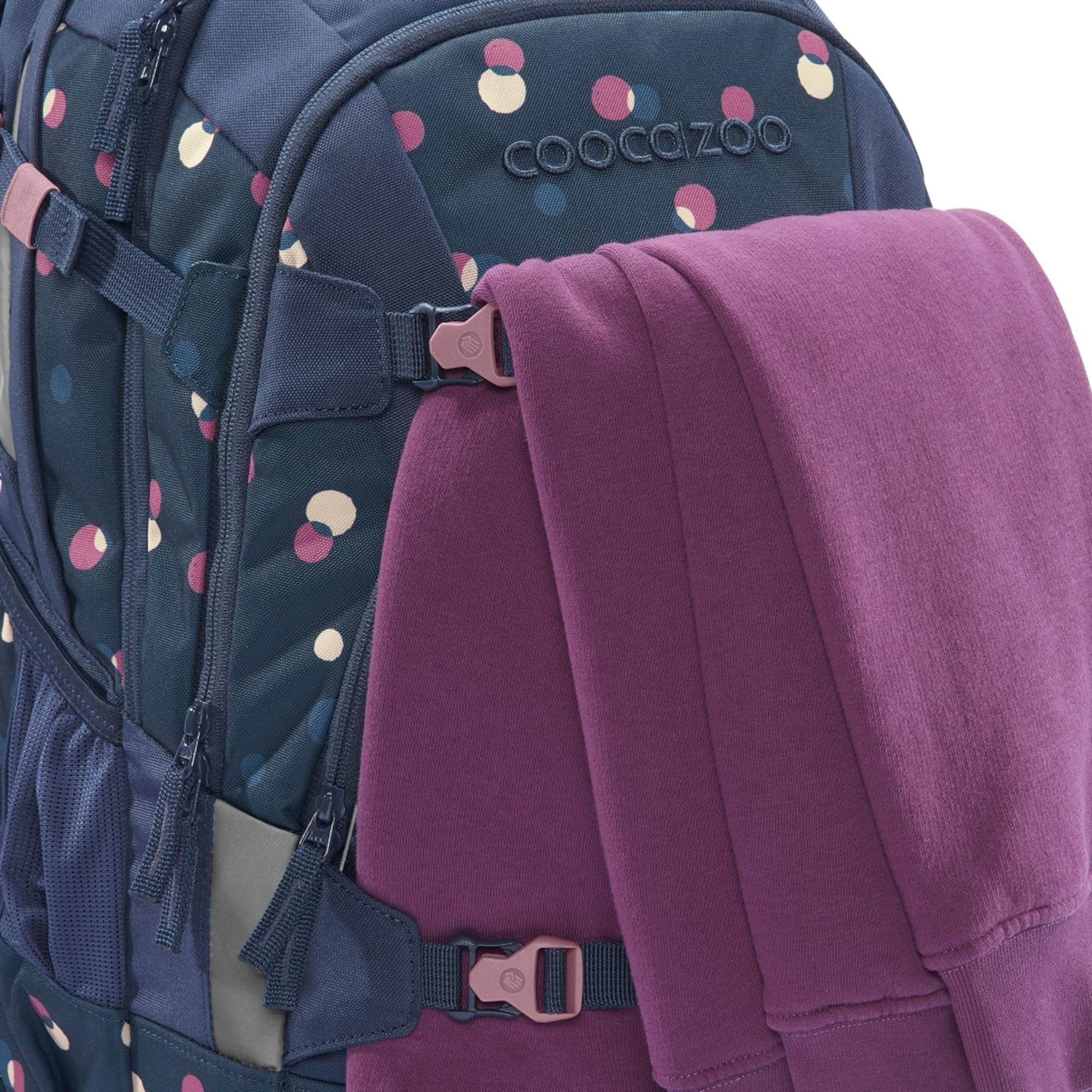 coocazoo-mate-bubble-dreams-schulrucksack-set-30l-schwarz-3-tlg image 3