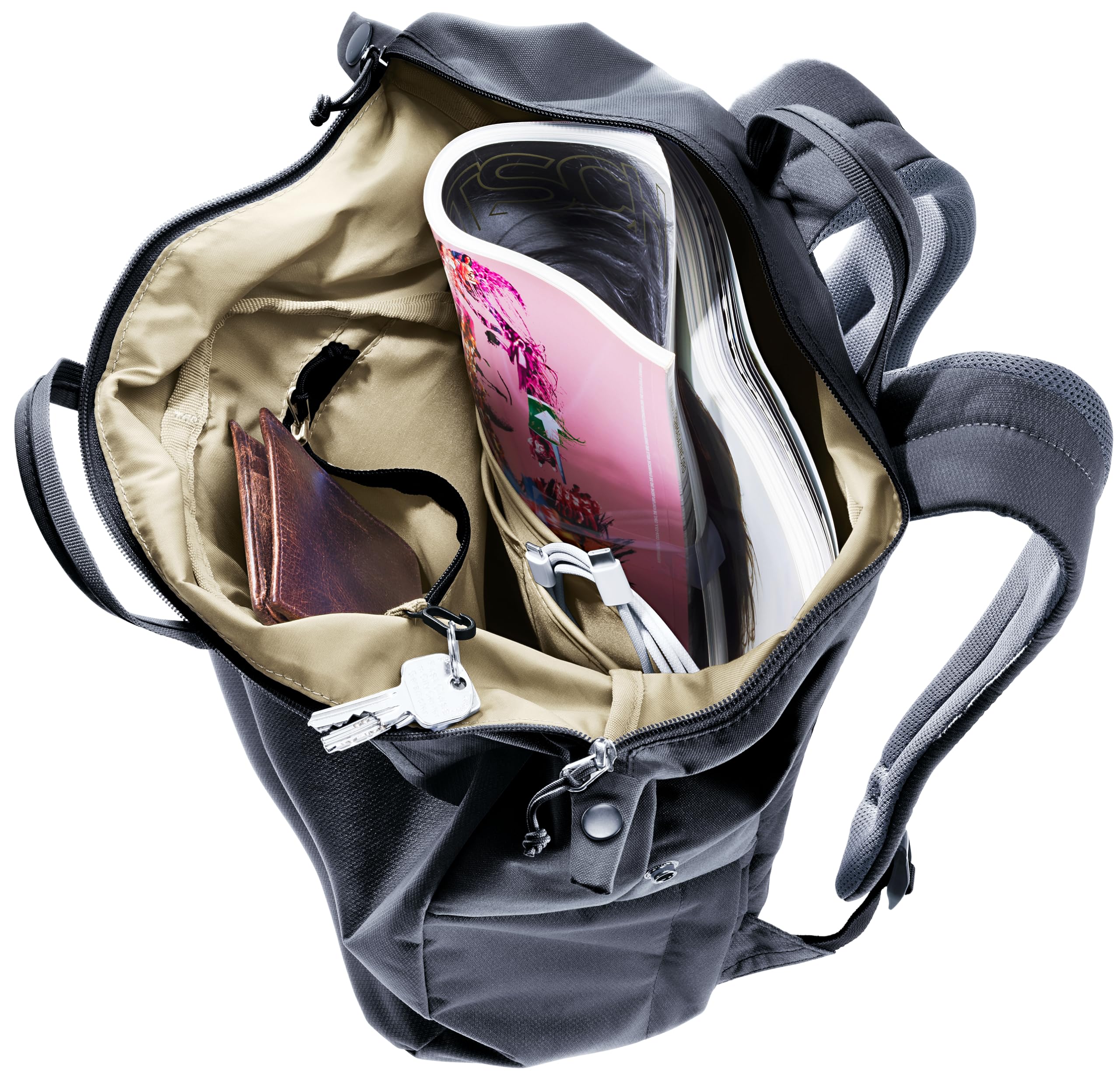 deuter-vista-19l-tagesrucksack-city-rucksack-schwarz image 7