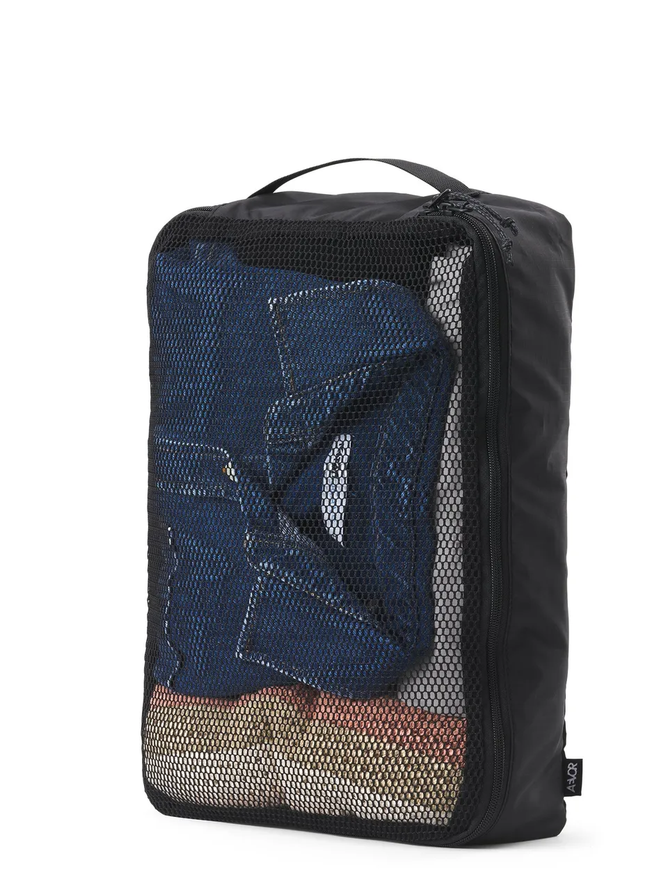 aevor-packing-cube-large-packwu00fcrfel-ripstop-black-mesh image 1