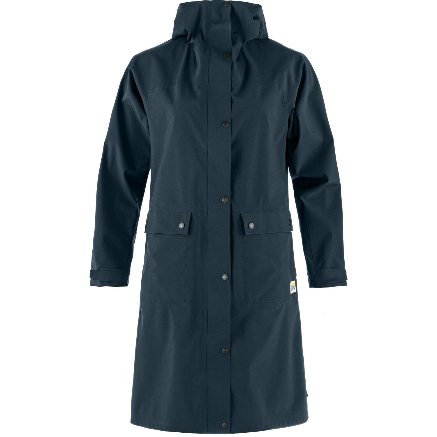 fj-llr-ven-vardag-rain-parka-damen-dark-navy-wasserdicht image 2
