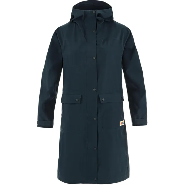 fj-llr-ven-vardag-rain-parka-damen-dark-navy-wasserdicht image 1