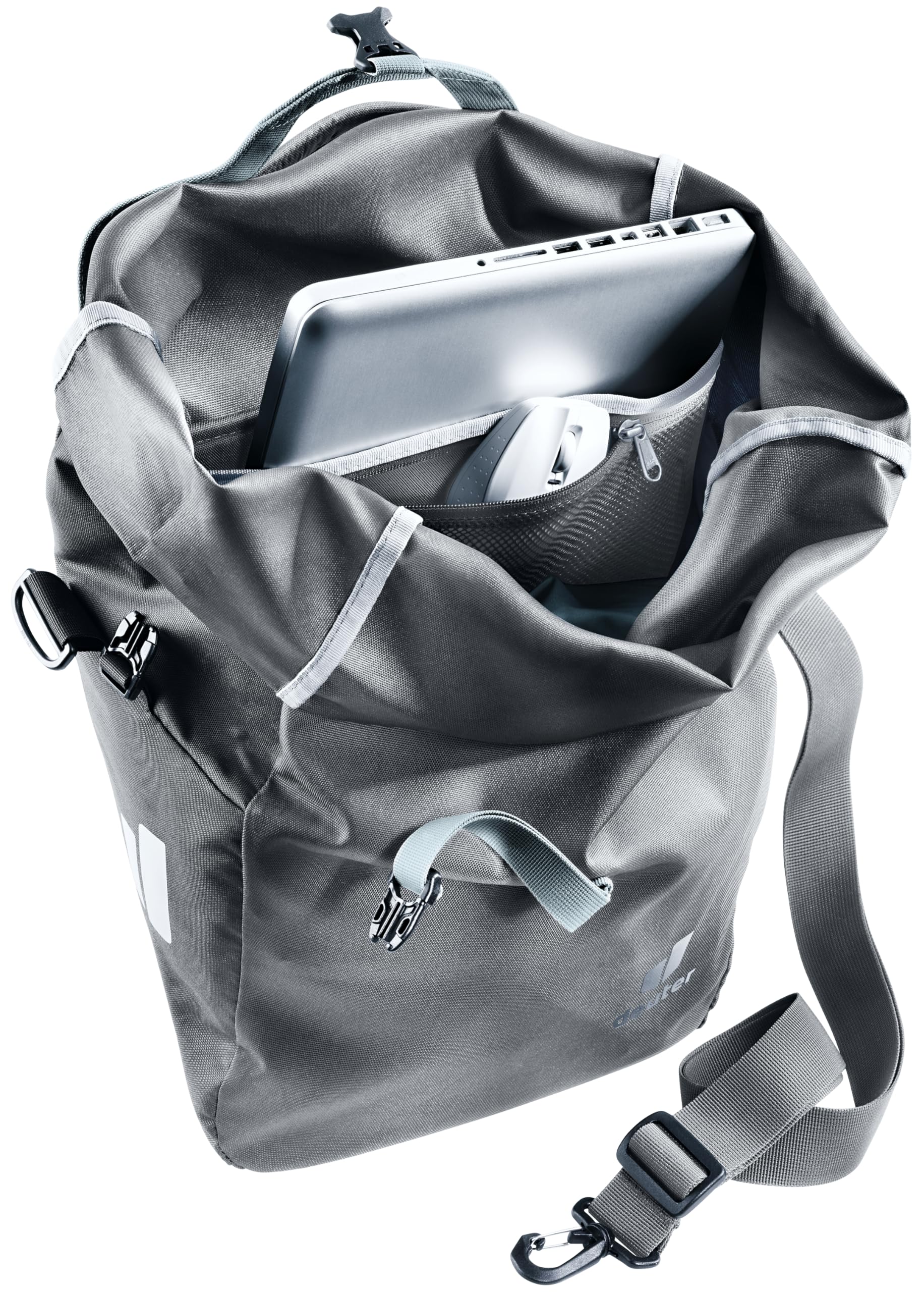deuter-valbona-20-5-fahrradtasche-graphite-mit-roll-top image 8