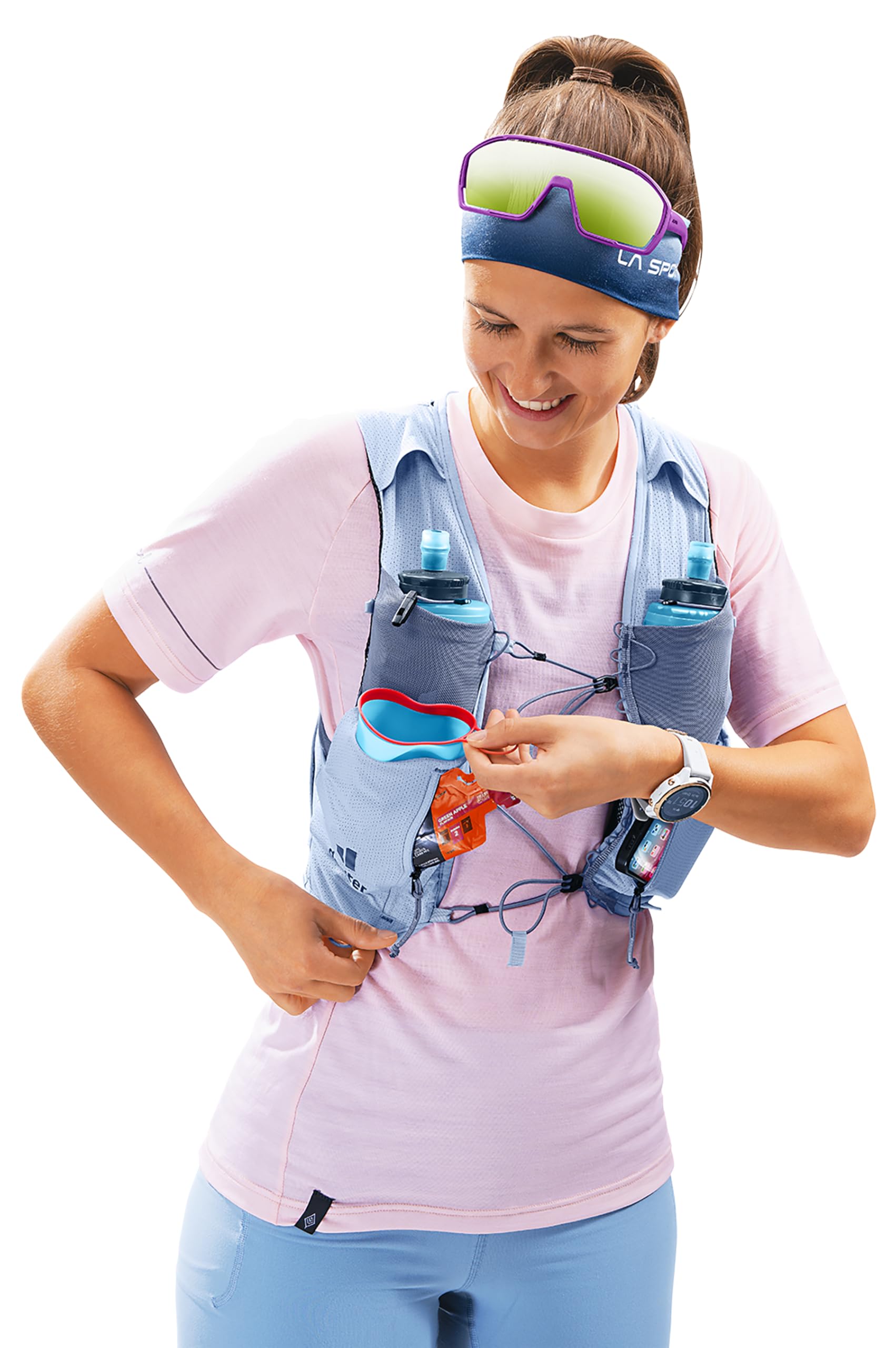 deuter-traick-5-sl-trail-running-weste-damen-polar-bluejay image 7