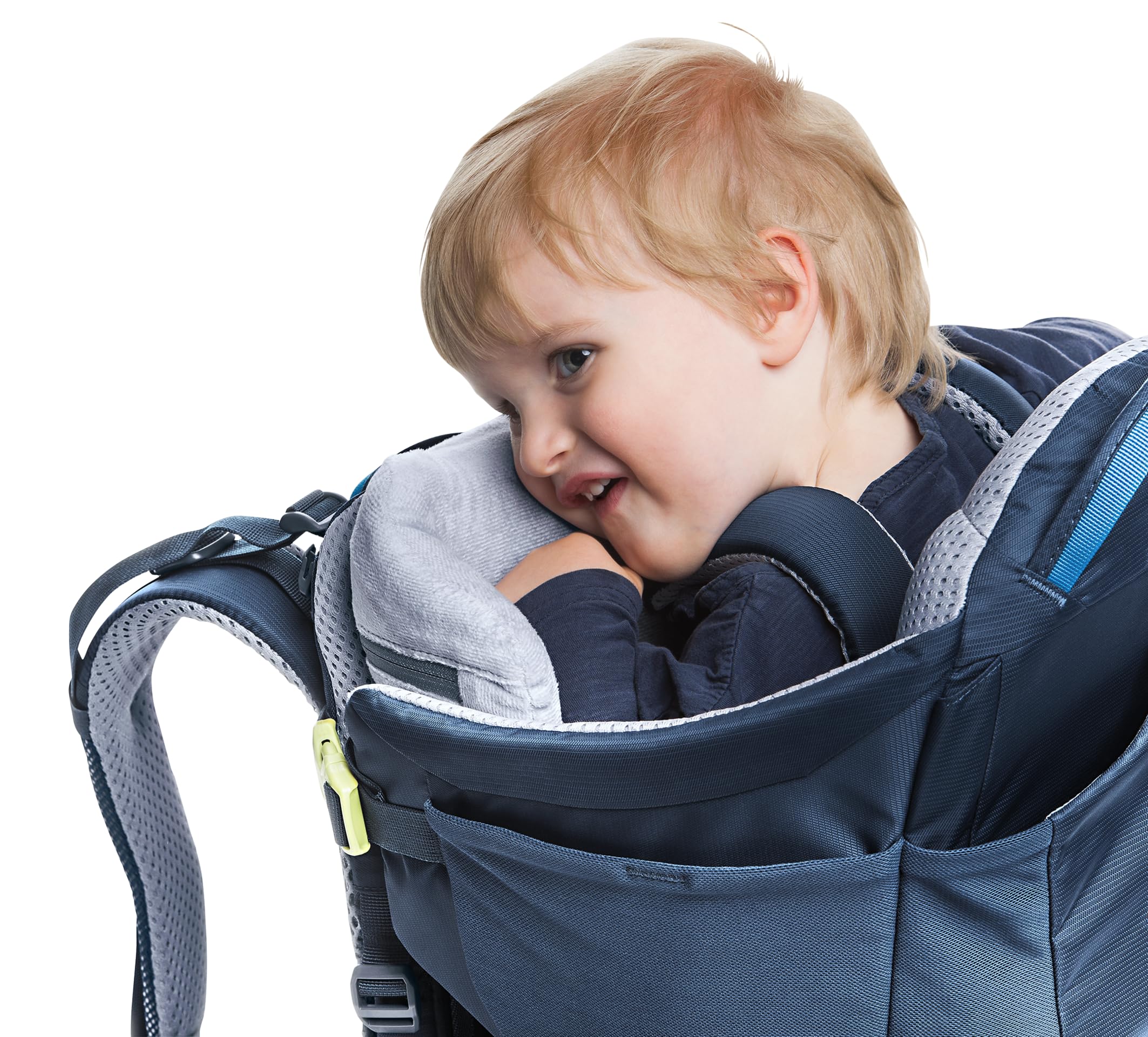deuter-kid-comfort-kindertrage-blau-mit-sonnendach-klappbar image 5