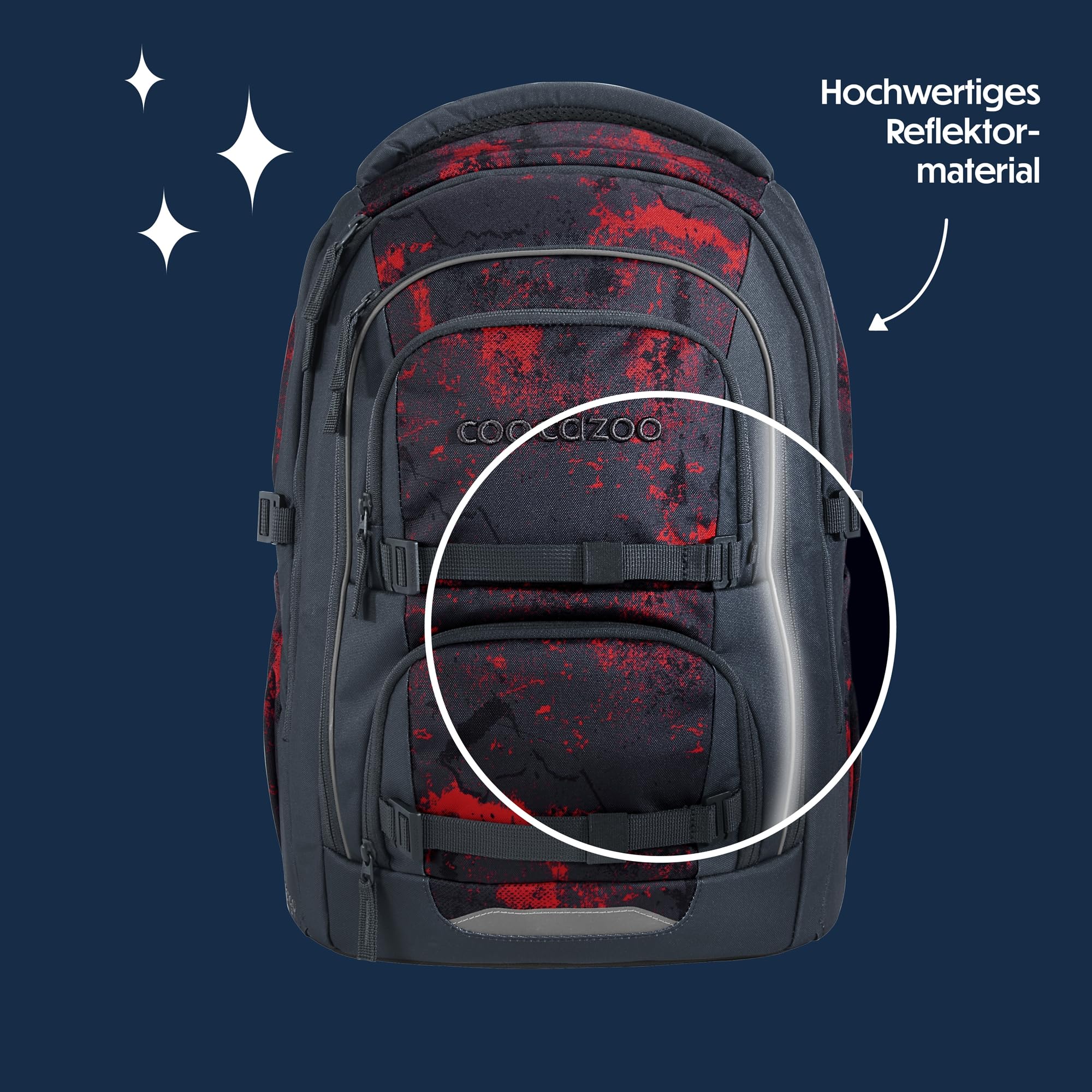 coocazoo-porter-broken-black-schulrucksack-35-l-schwarz-rot image 6