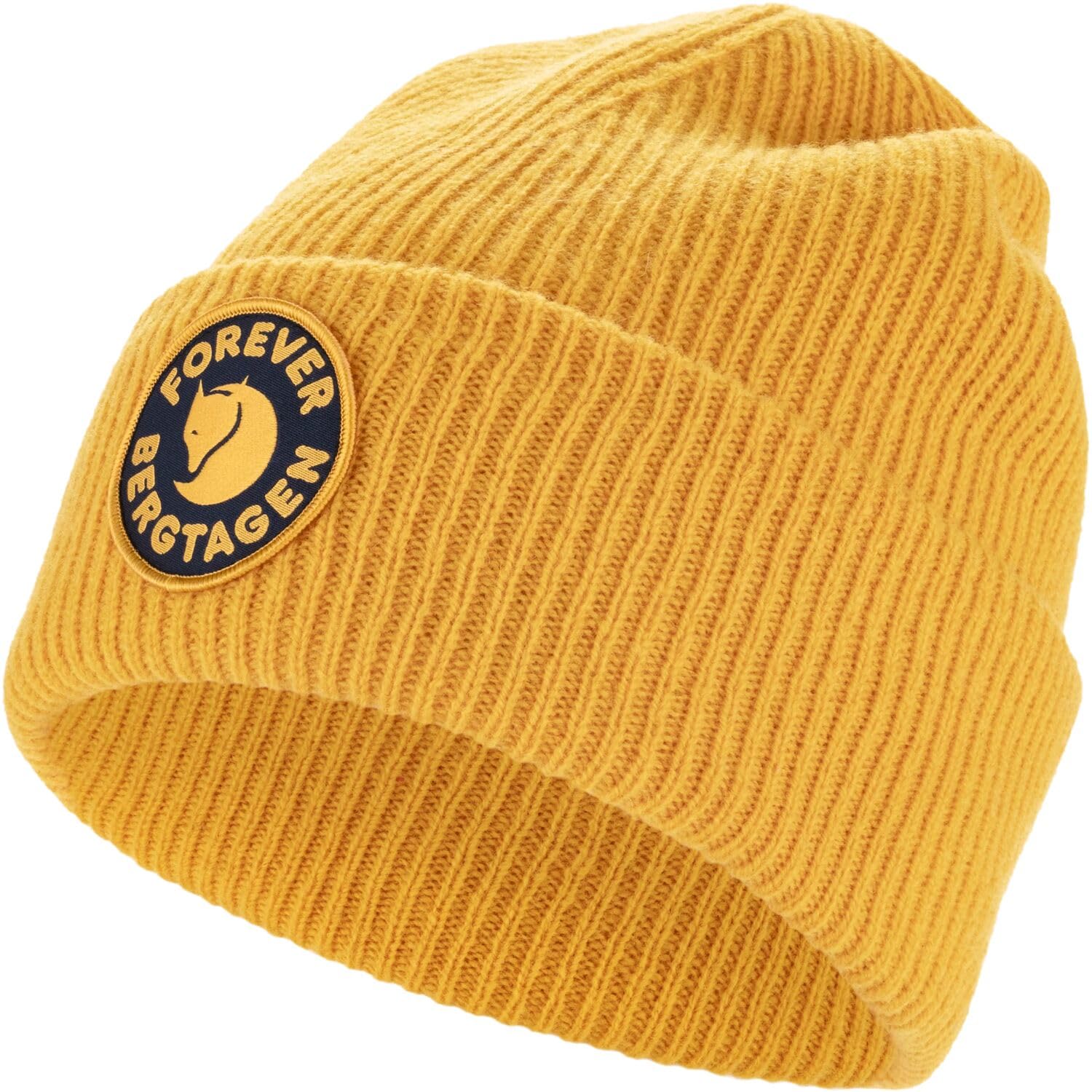 fj-llr-ven-bergtagen-beanie-mustard-yellow-lammwolle image 1