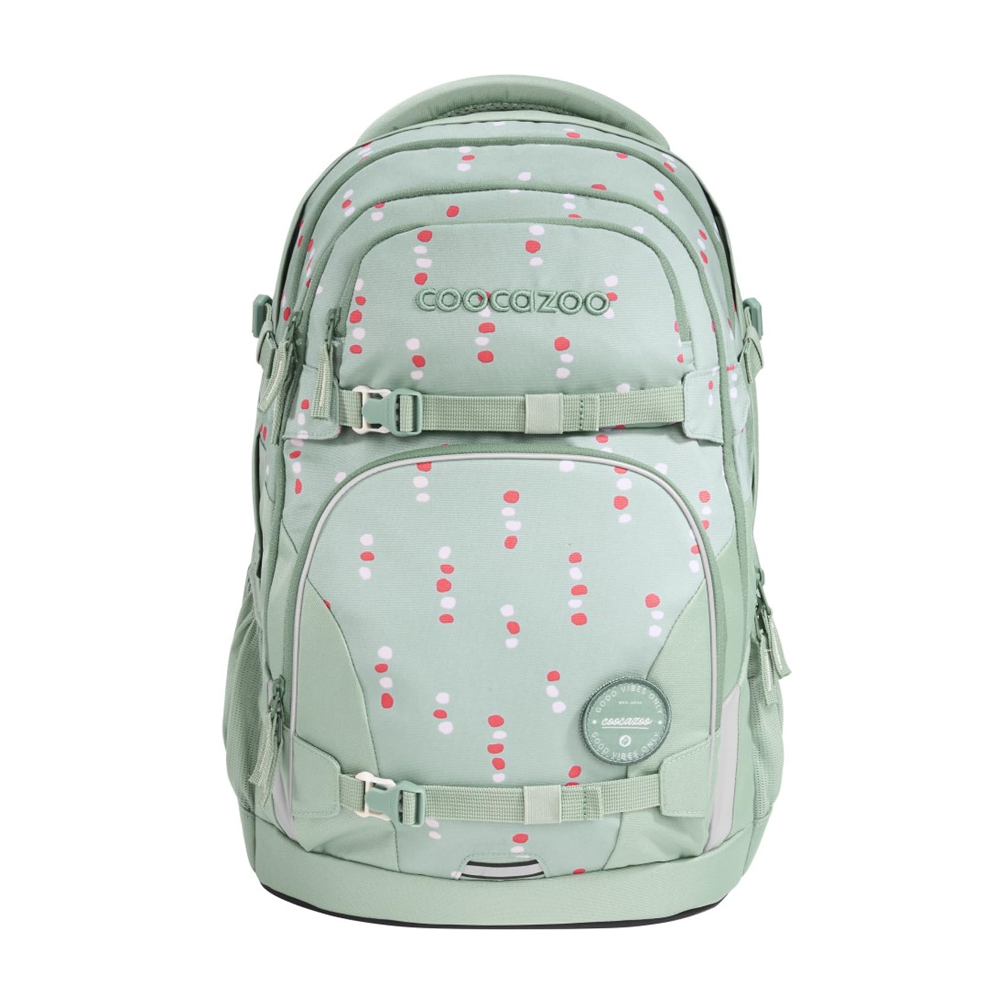 coocazoo-porter-schulrucksack-set-dancing-dots-mint-3-tlg-35-l image 2