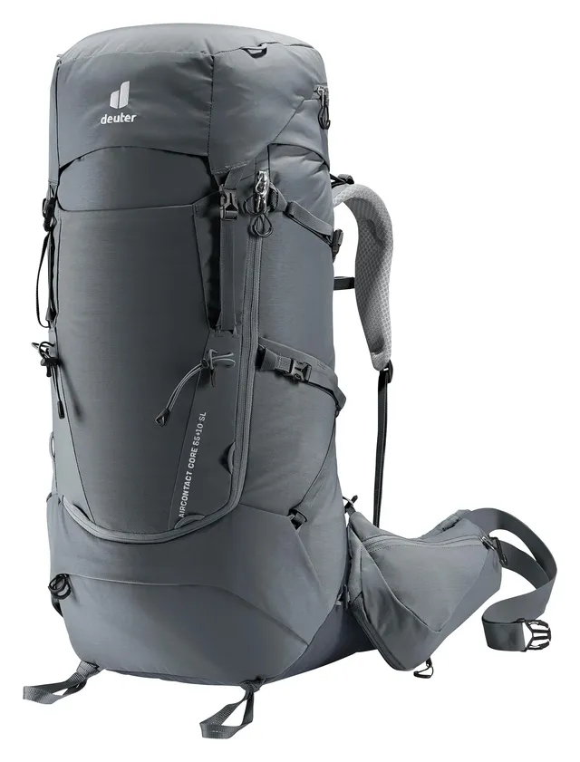 deuter-aircontact-core-55-10-sl-trekkingrucksack-graphite-black image 1