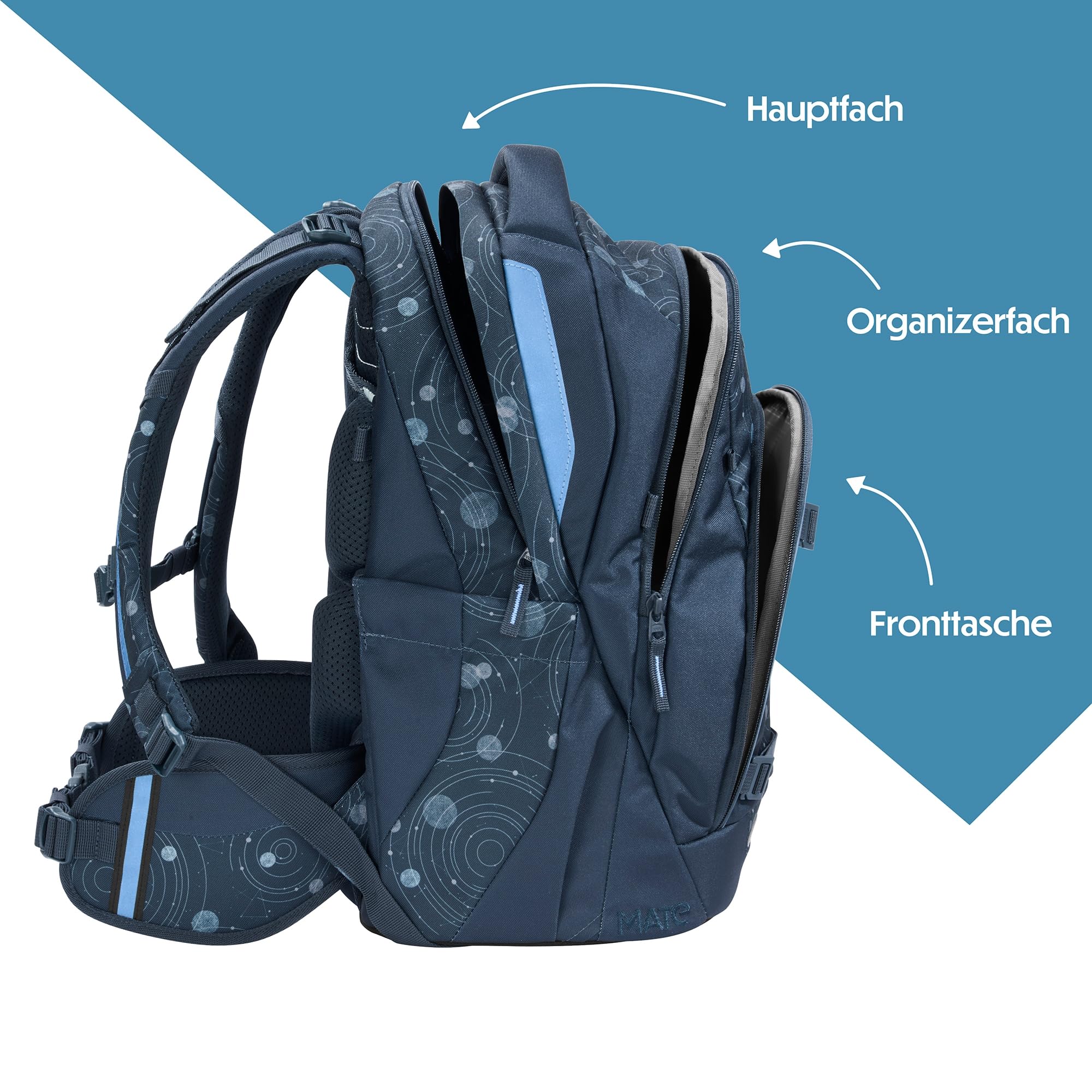 coocazoo-mate-blue-orbit-schulrucksack-blau-30-liter image 3