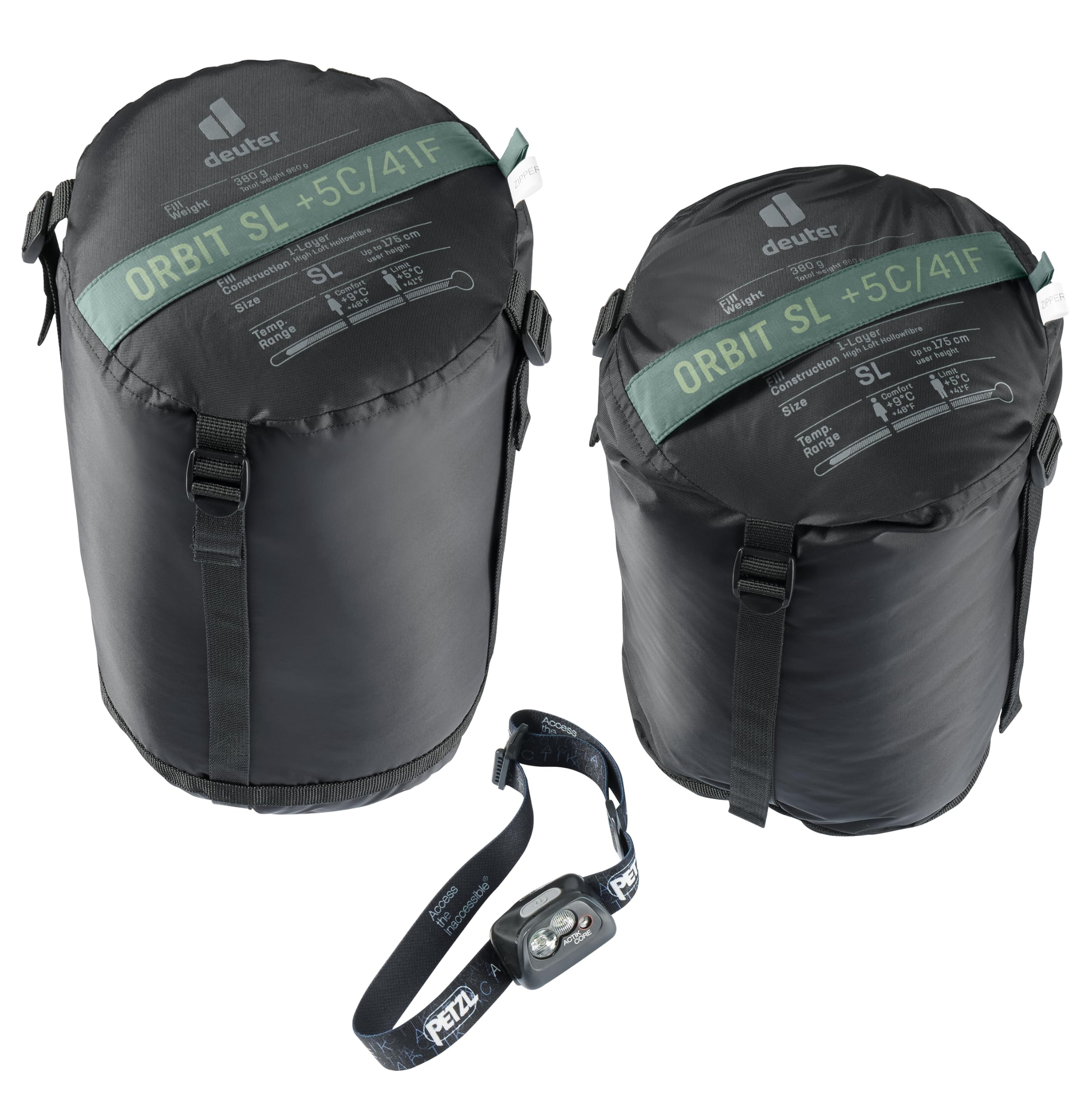 deuter-orbit-sl-kunstfaser-schlafsack-175-cm-fleece image 2