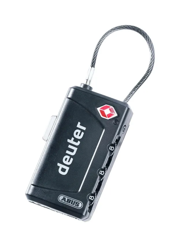 deuter-tsa-cable-lock-kabelschloss-zahlencode image 1