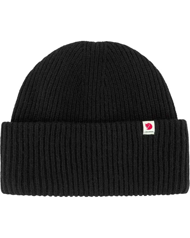 fj-llr-ven-heavy-beanie-m-tze-schwarz-wolle image 1