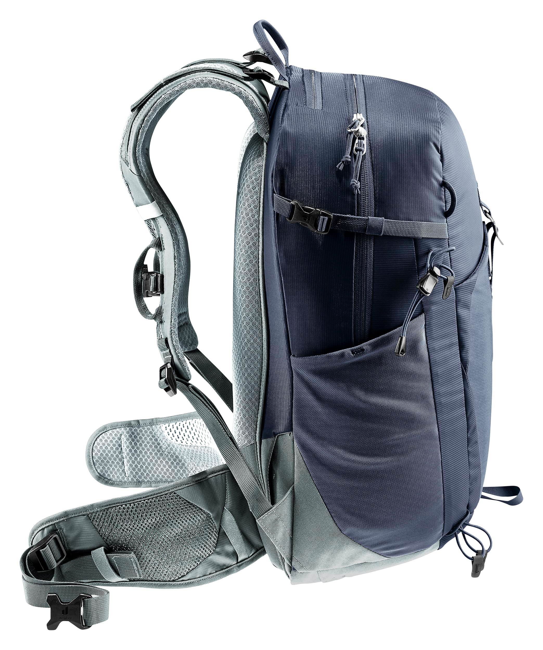 deuter-trail-wanderrucksack-schwarz-bel-ftet-mit-regenh-lle image 3