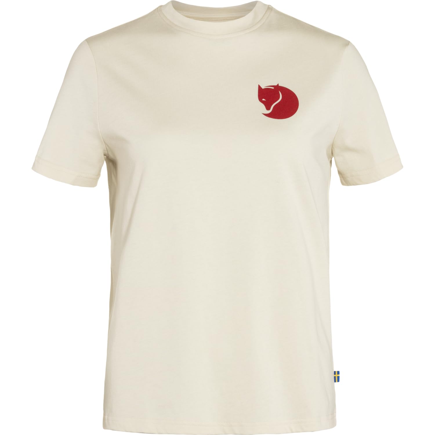 fj-llr-ven-fox-boxy-logo-t-shirt-damen-chalk-white-bio-baumwolle image 5