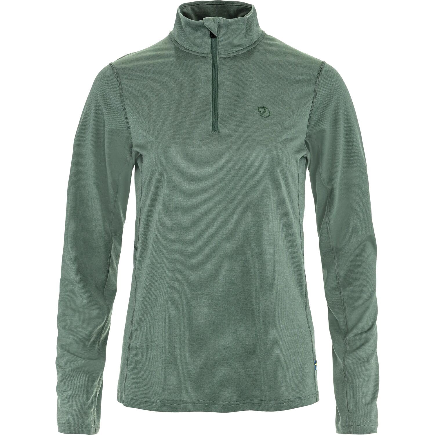 fj-llr-ven-abisko-day-hike-half-zip-sweatshirt-patina-green image 5