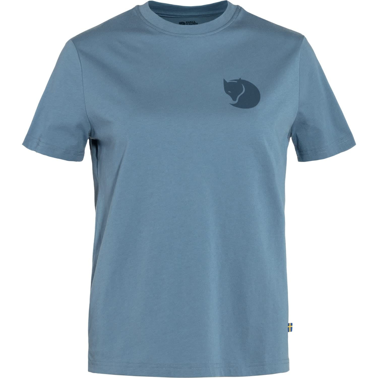 fj-llr-ven-fox-boxy-logo-t-shirt-damen-chalk-white-bio-baumwolle image 3