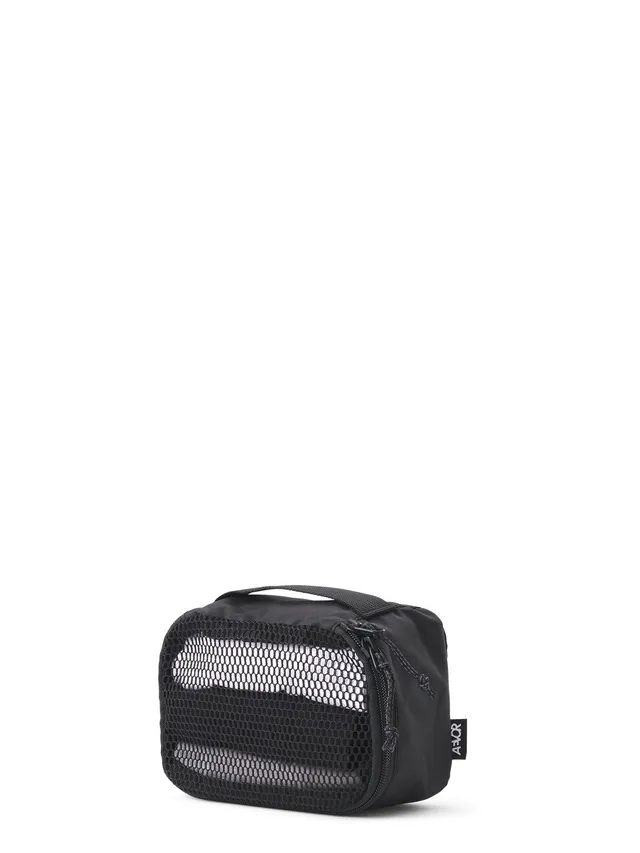 aevor-packing-cube-small-packw-rfel-ripstop-black-mesh image 1