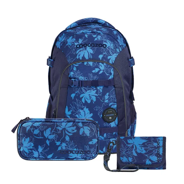 coocazoo-joker-tropical-night-schulrucksack-set-3-teilig-25-l image 1