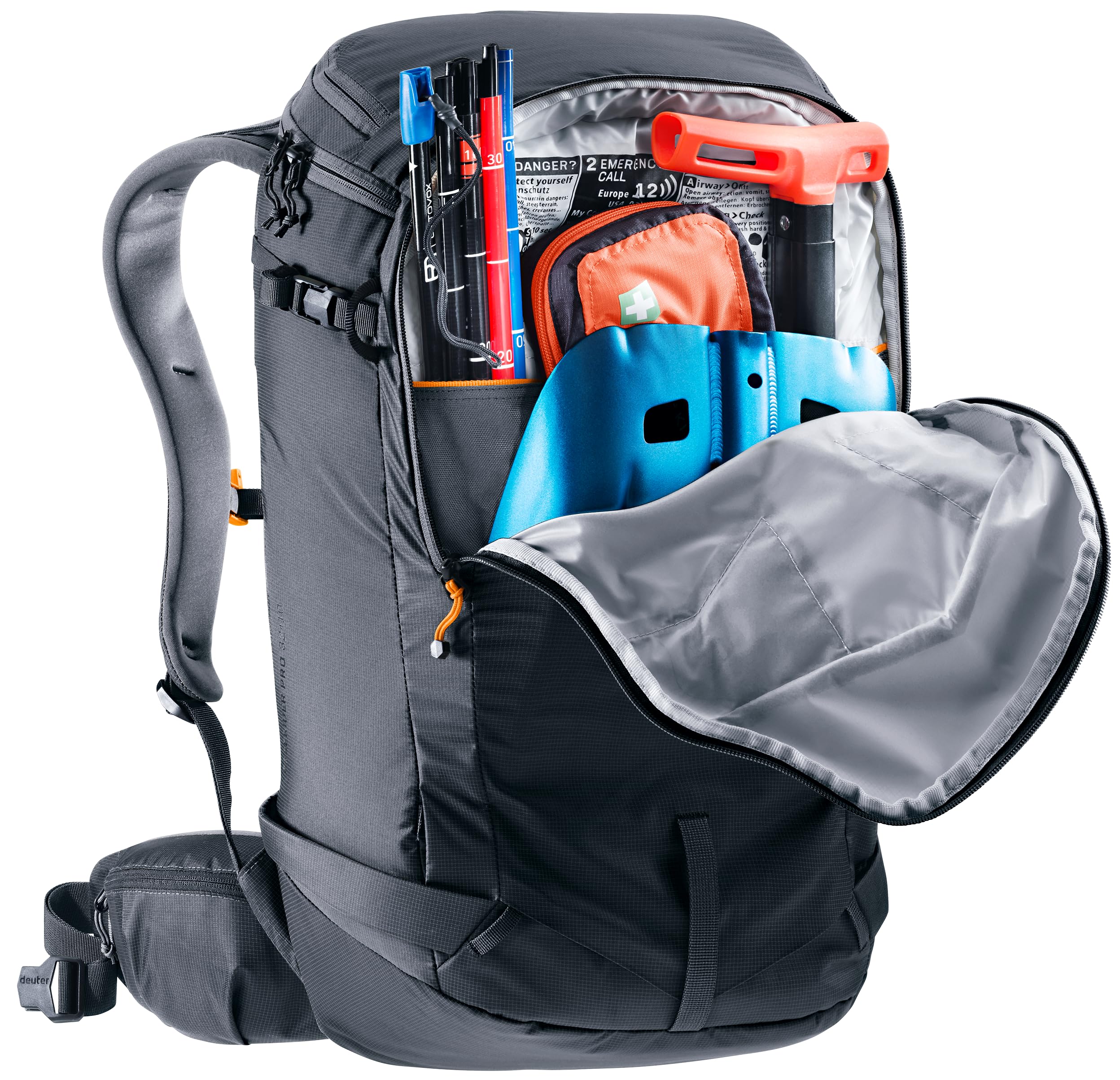 deuter-freerider-pro-30-10-sl-skirucksack-schwarz-damen image 6