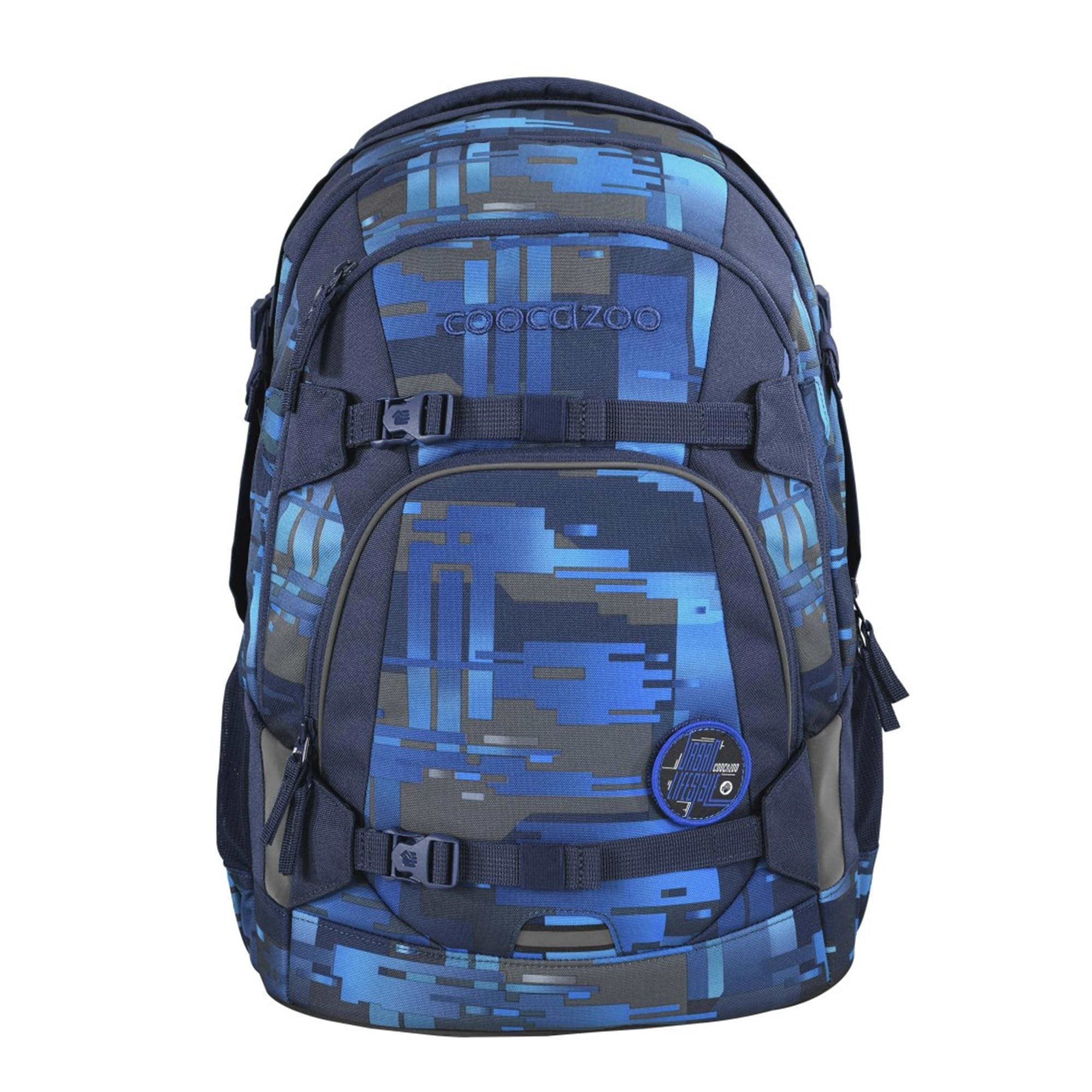 coocazoo-mate-deep-matrix-schulrucksack-blau-3-teilig-30l-ergonomisch image 2