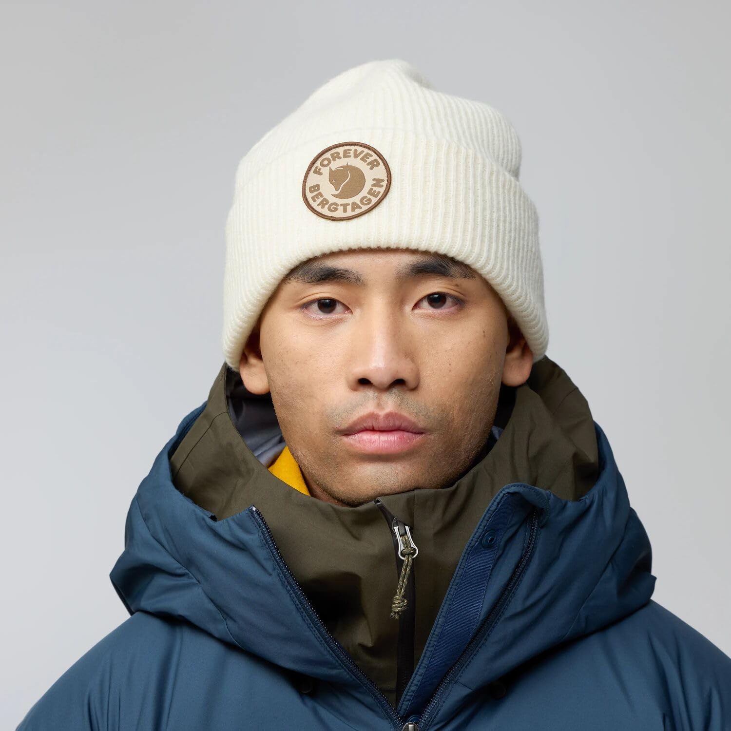 fj-llr-ven-bergtagen-beanie-mustard-yellow-lammwolle image 2