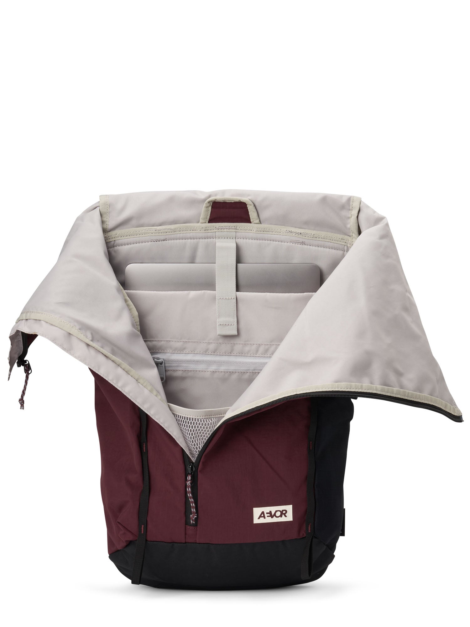 aevor-active-pack-rucksack-burgundy-laptop-trail image 4