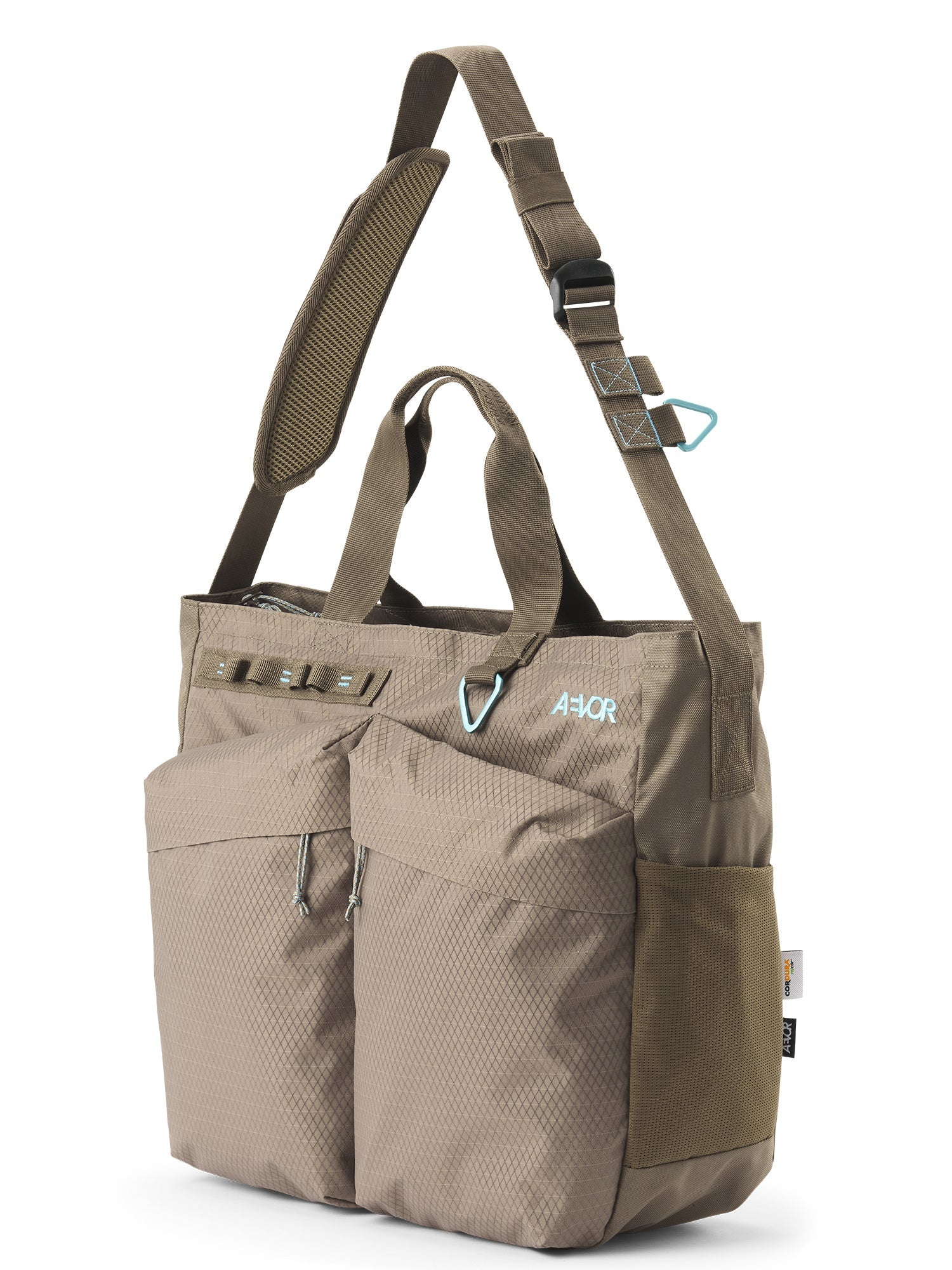 aevor-utility-tote-shopper-coffee-brown-22l-mit-laptopfach image 4