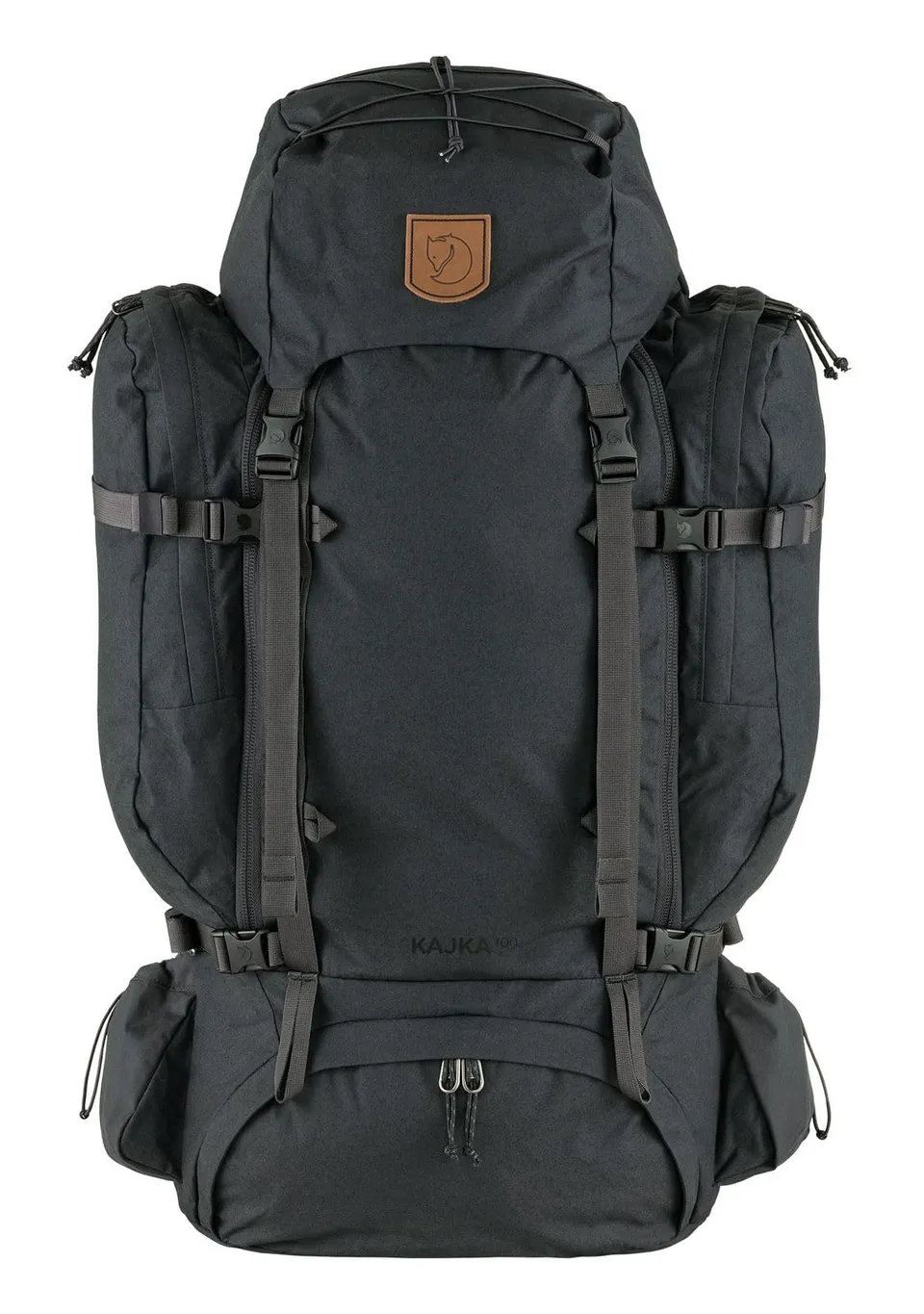 fj-llr-ven-kajka-100-rucksack-coal-black-100-l-holzrahmen image 1