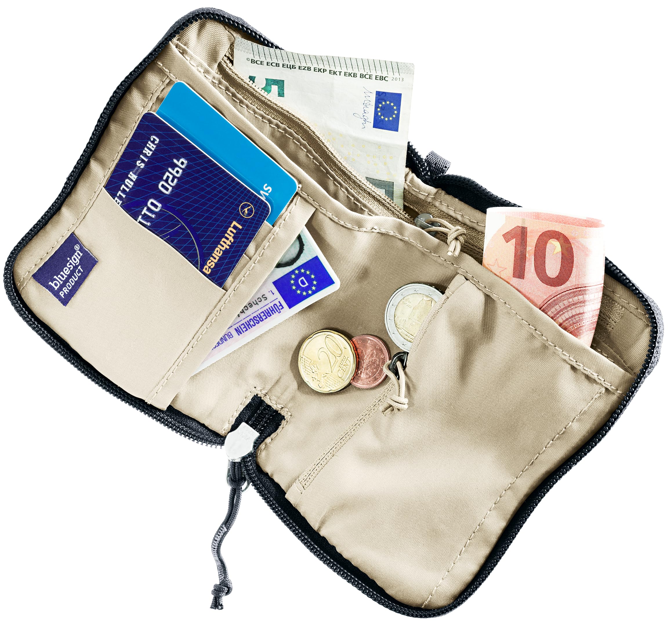 deuter-zip-wallet-geldbeutel-mit-reiverschluss-schwarz image 2