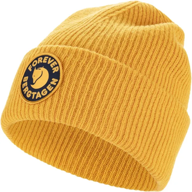 fj-llr-ven-bergtagen-beanie-mustard-yellow-lammwolle image 1