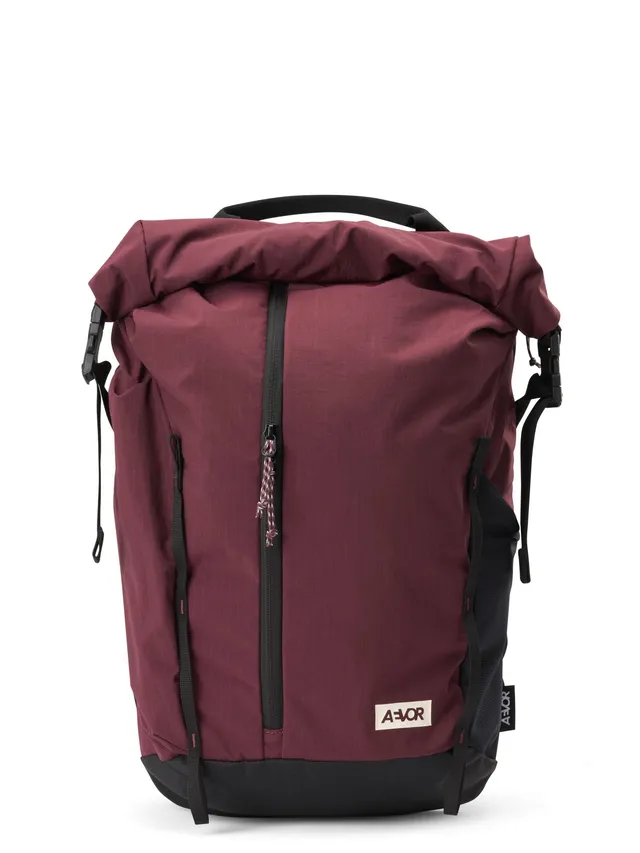 aevor-active-pack-rucksack-burgundy-laptop-trail image 1